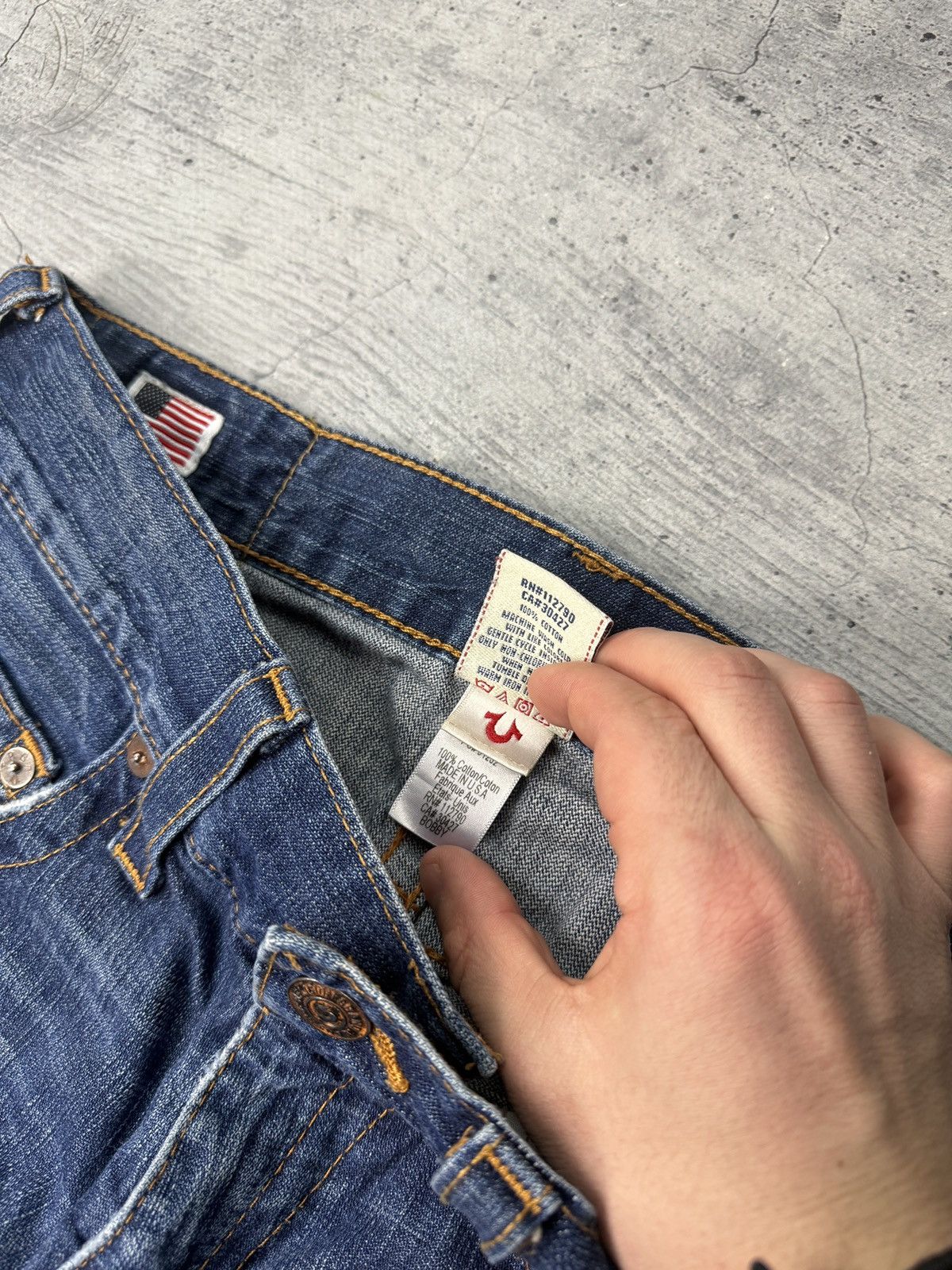 True Religion True Religion Bobby Relaxed Baggy Size US 31 - 9 Thumbnail