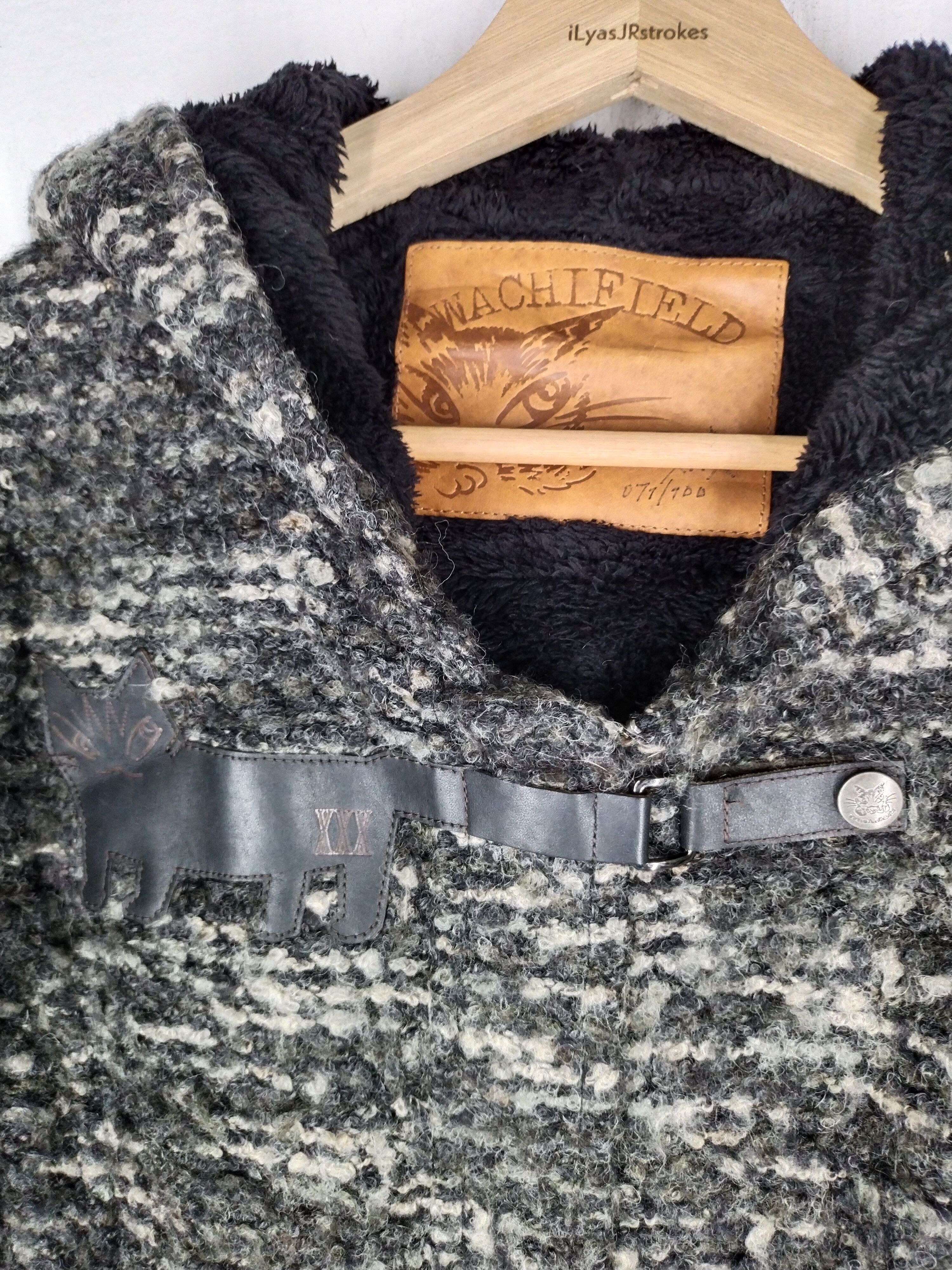 Japanese Brand × Ne-Net Vtg Wachifield Wool Coat Jacket Size M / US 6-8 / IT 42-44 - 5 Thumbnail