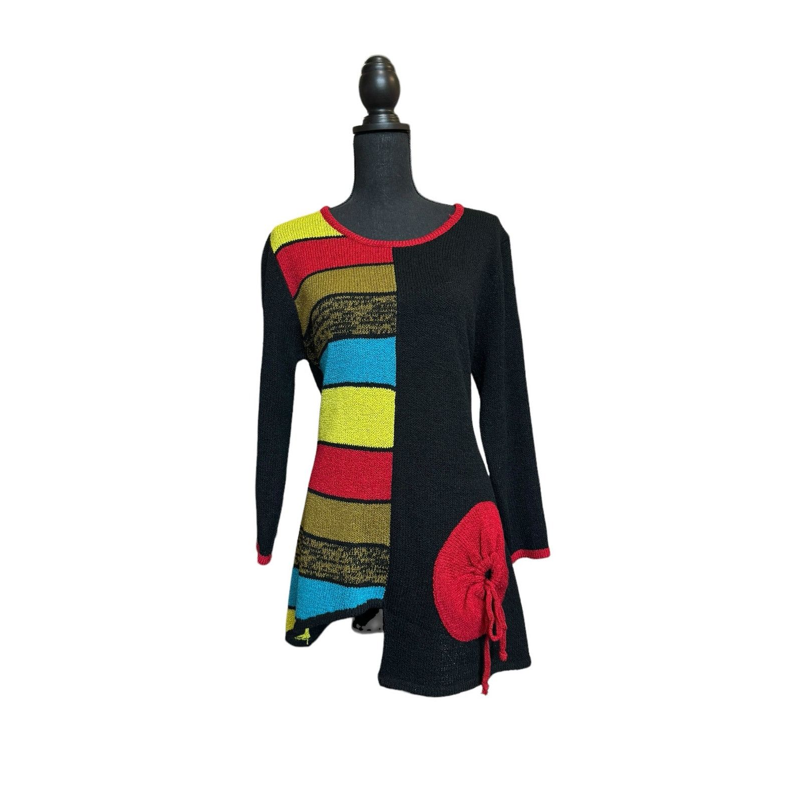 Vintage Vintage 80's Sweater Avant Garde Large Ronnie Salloway Size L / US 10 / IT 46 - 2 Thumbnail
