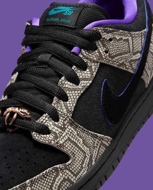 Supreme Nike SB Dunk Low Dashawn Jordan Copperhead Size US 9.5 / EU 42-43 - 2 Thumbnail
