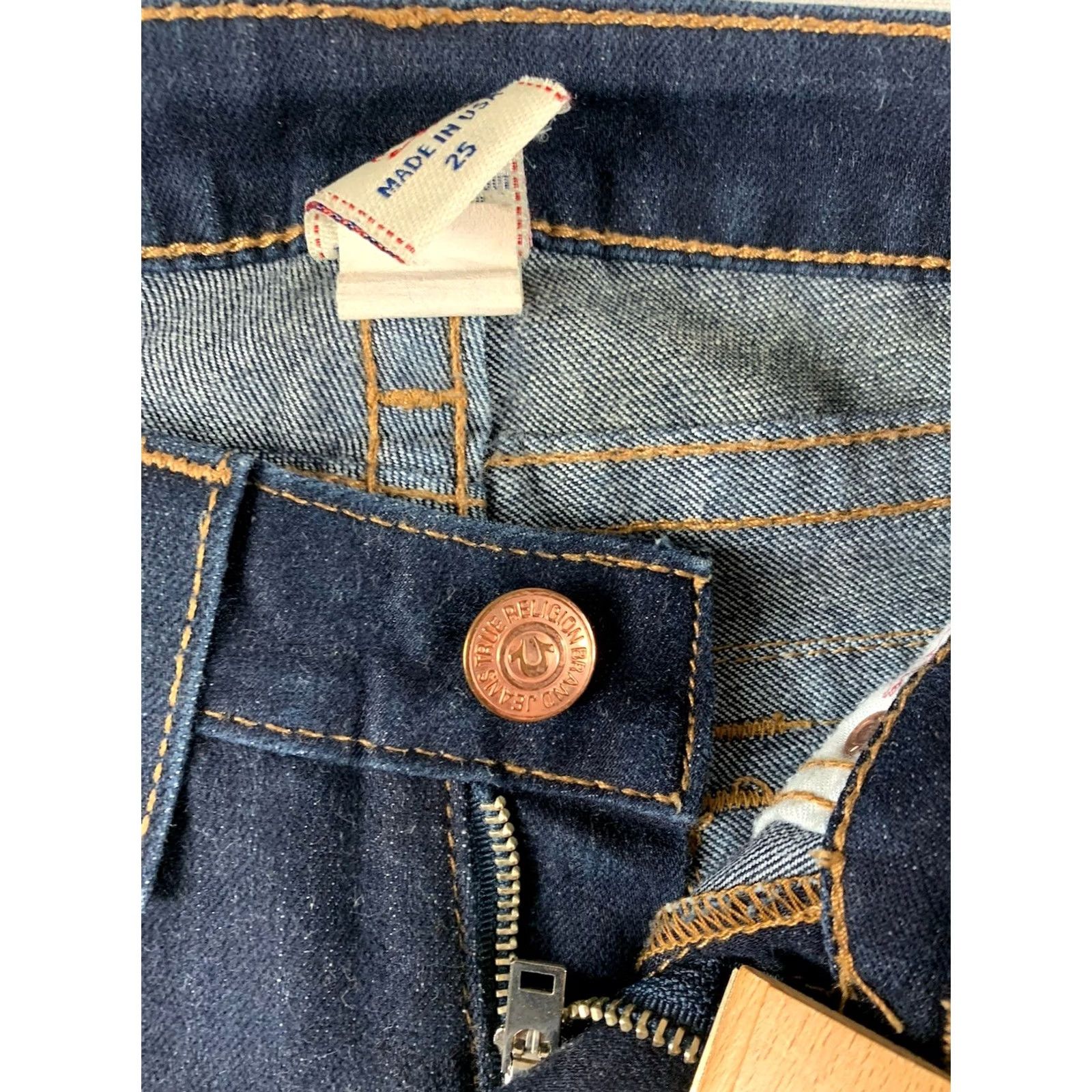 True Religion True Religion Julie Jeans Womens Size 25 Blue USA Size 42" / US 20 - 5 Thumbnail
