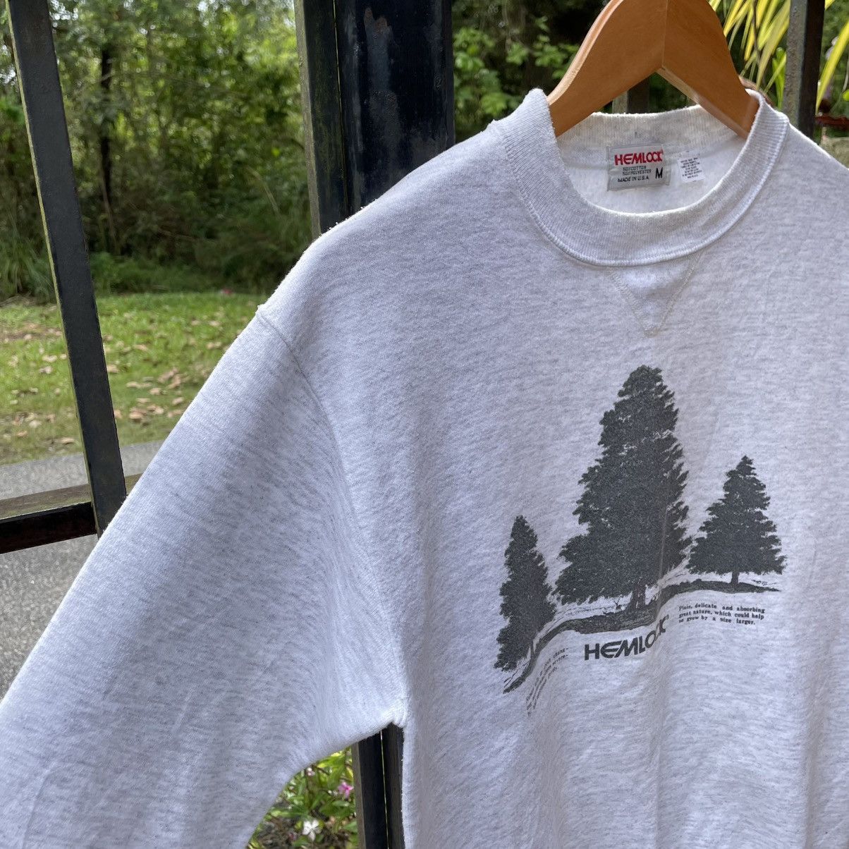 Vintage 🔥Vintage Hemlock USA Made Graphic Nature Sweatshirts Size US XS / EU 42 / 0 - 6 Thumbnail