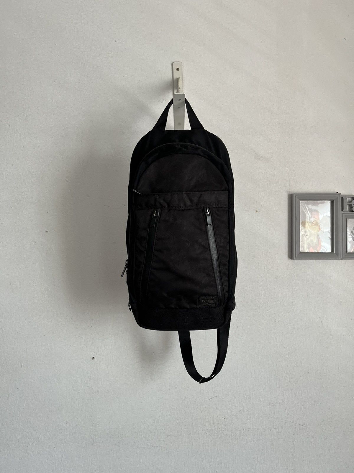 Porter Yoshida Co Porter Dark Forest Sling Bag in Black, Men's