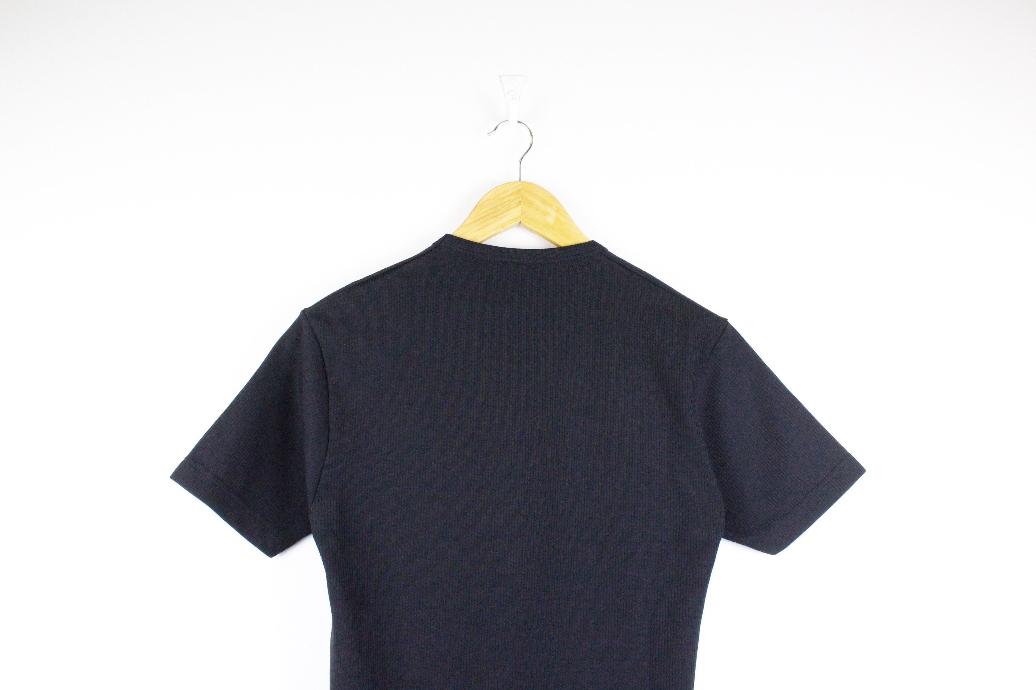 Versace Jeans Couture × Vintage Vintage Versace Jeans Couture Logo Ribbed V-Neck T-shirt Size L / US 10 / IT 46 - 7 Thumbnail