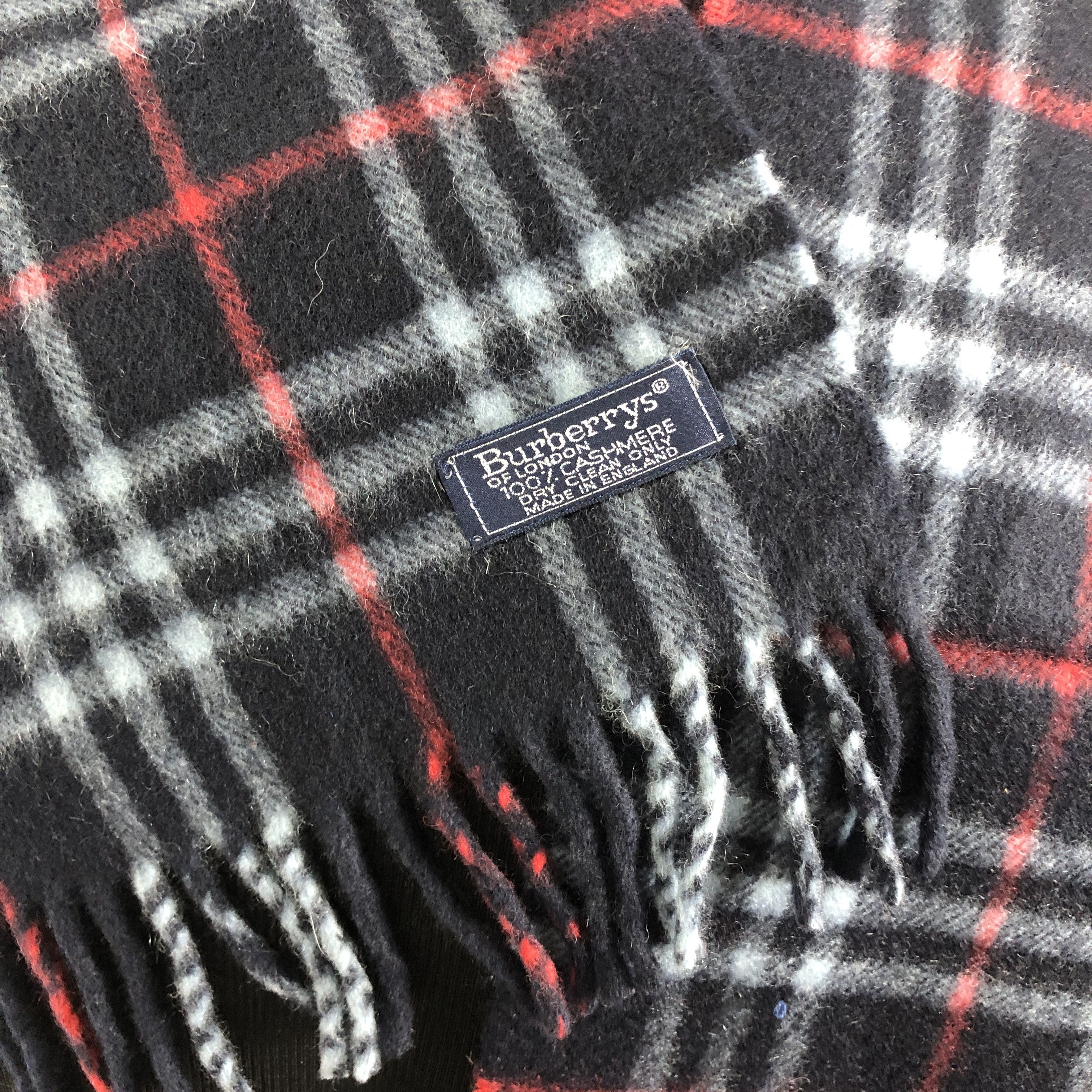 Burberry × Vintage Vintage Burberry Scarf Muffler MF056 Size ONE SIZE - 3 Thumbnail