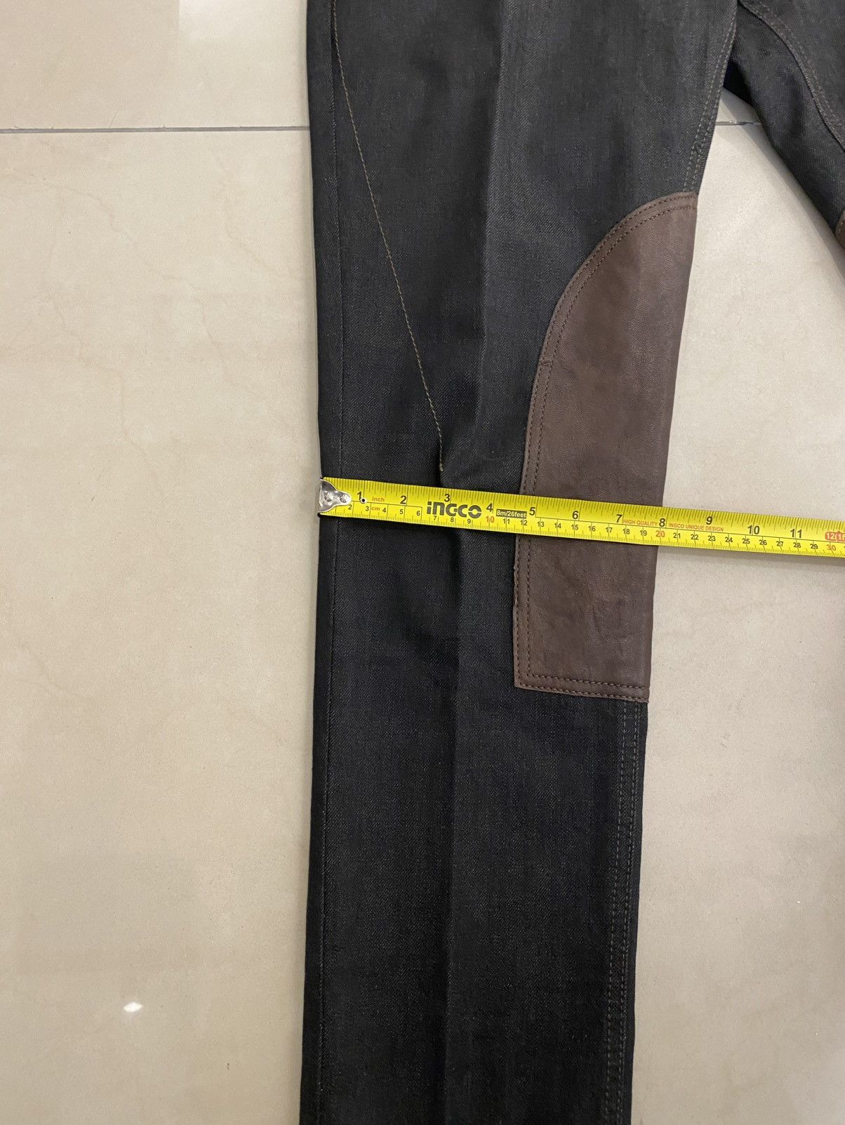 Dolce & Gabbana D&G 14 Classic Leather Patch Denim Size34” Size US 34 / EU 50 - 13 Thumbnail