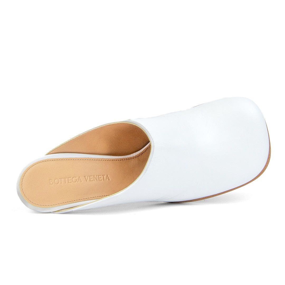 Bottega Veneta bottega veneta white bloc decollete Size US 7 / IT 37 - 5 Thumbnail