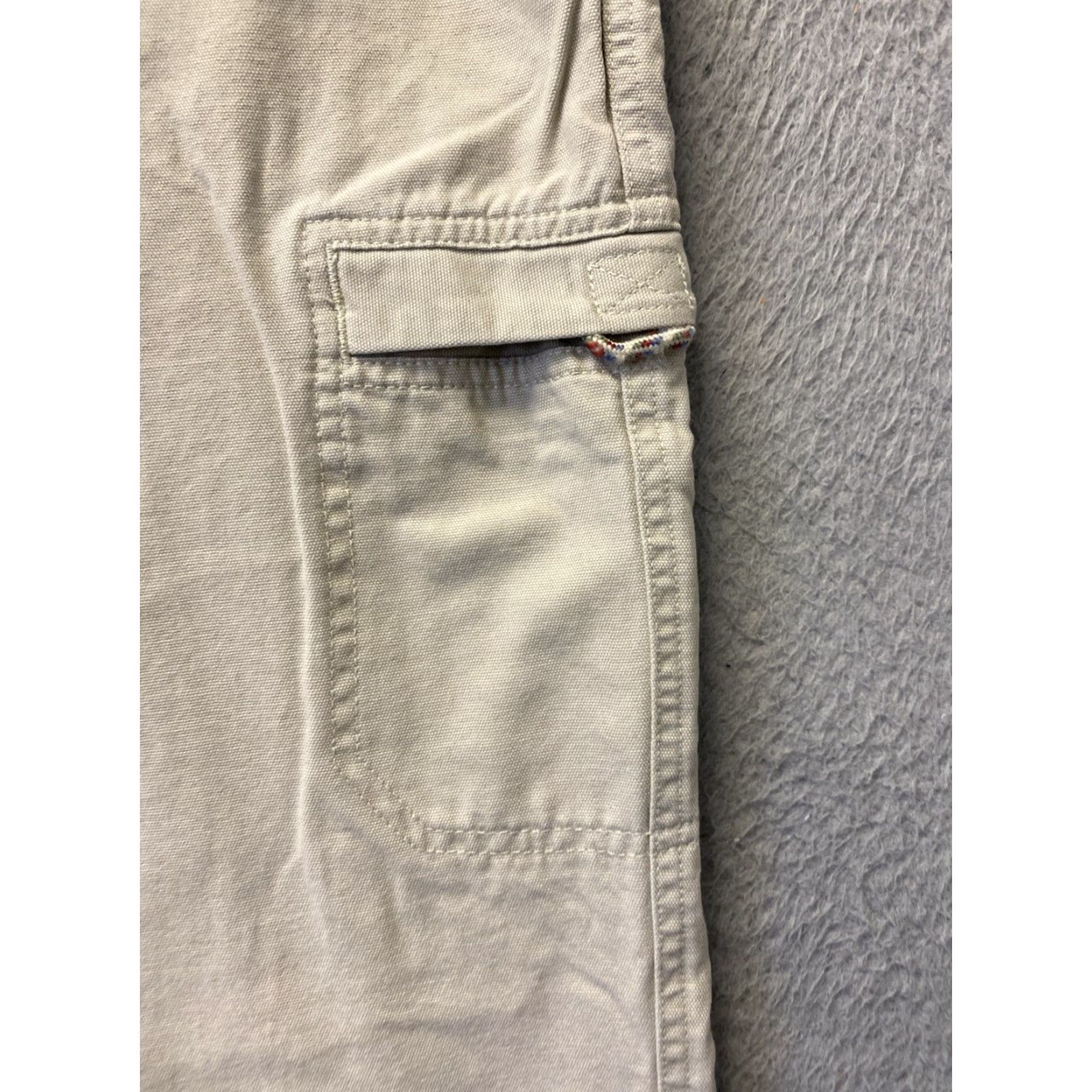 Vintage VINTAGE L.L. Bean Men's Cargo Pants Size 38 Beige Canvas Casual Outdoor 90s Nature Size US 38 / EU 54 - 3 Thumbnail