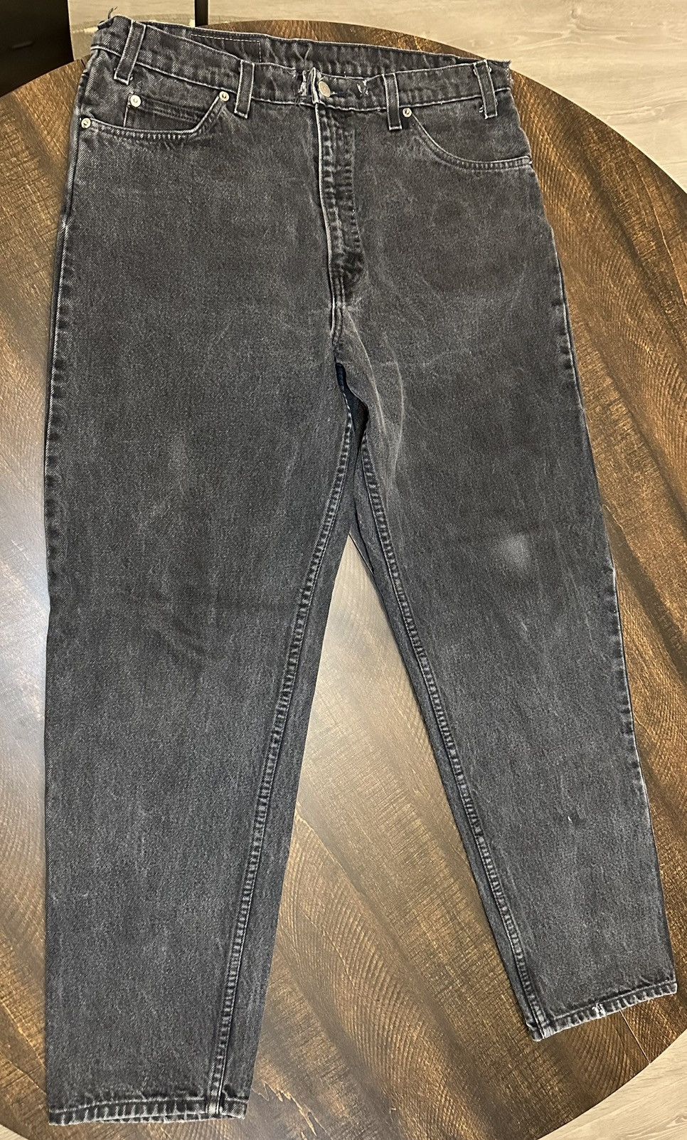 Levi's Levi's 550 Relaxed Fit Jeans Tapered Mens 34x30 Orange Tab Size US 34 / EU 50 - 4 Thumbnail
