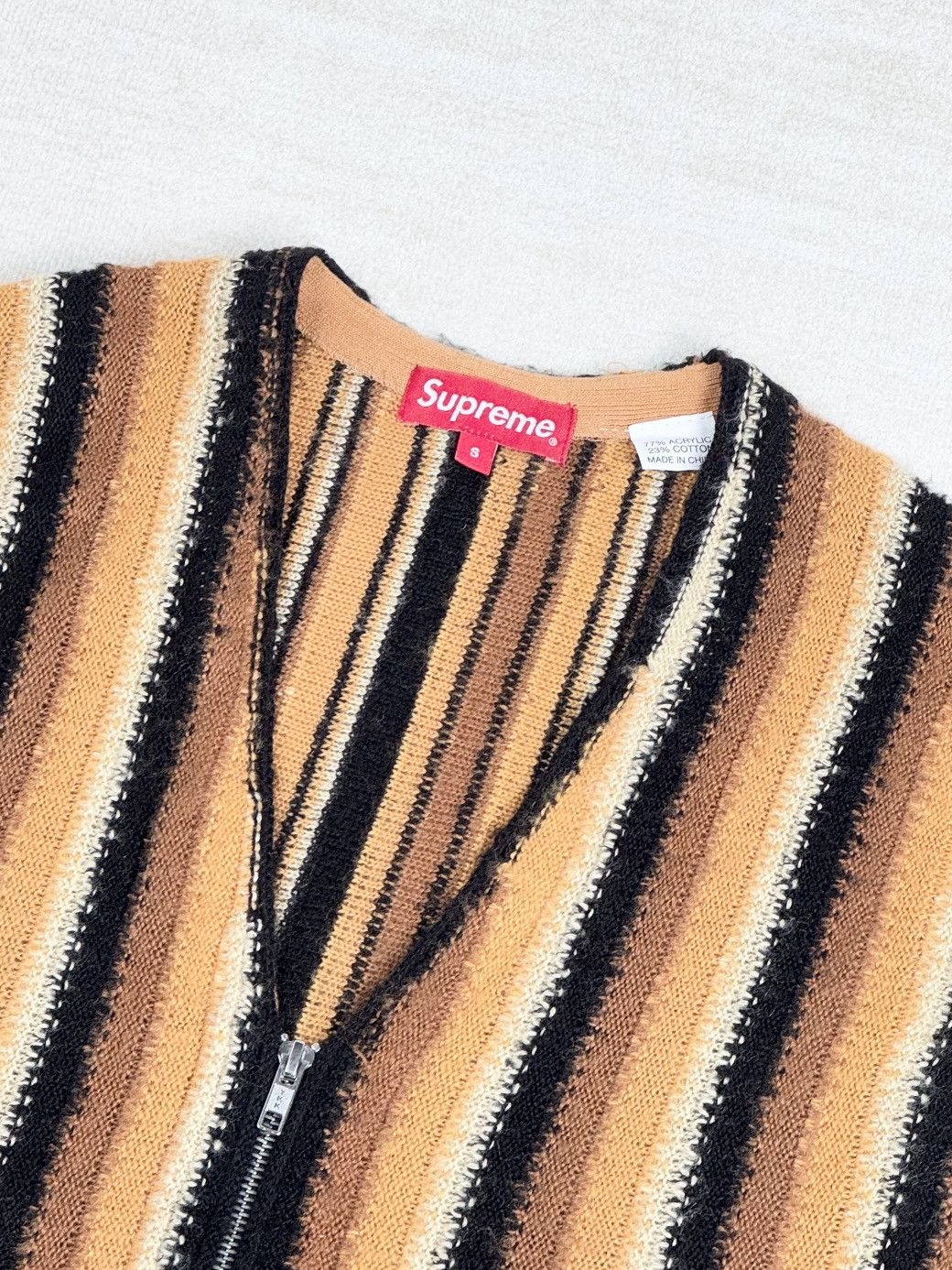 Supreme knit zip vest Size US S / EU 44-46 / 1 - 4 Thumbnail