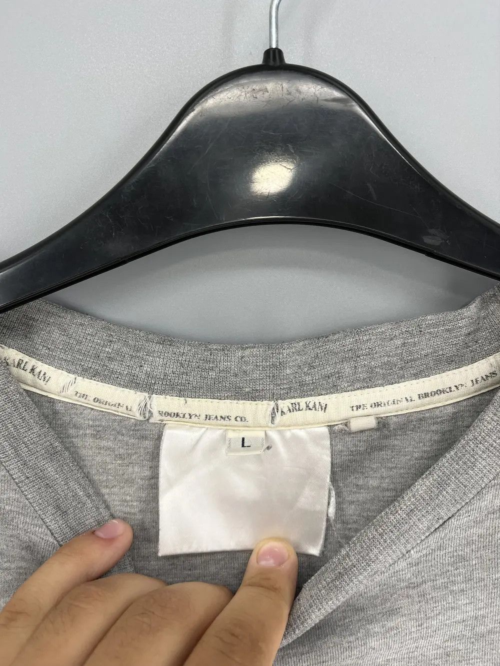 Vintage Mens Vintage T Shirt Karl Kani Big Logo Size L Size US L / EU 52-54 / 3 - 9 Thumbnail