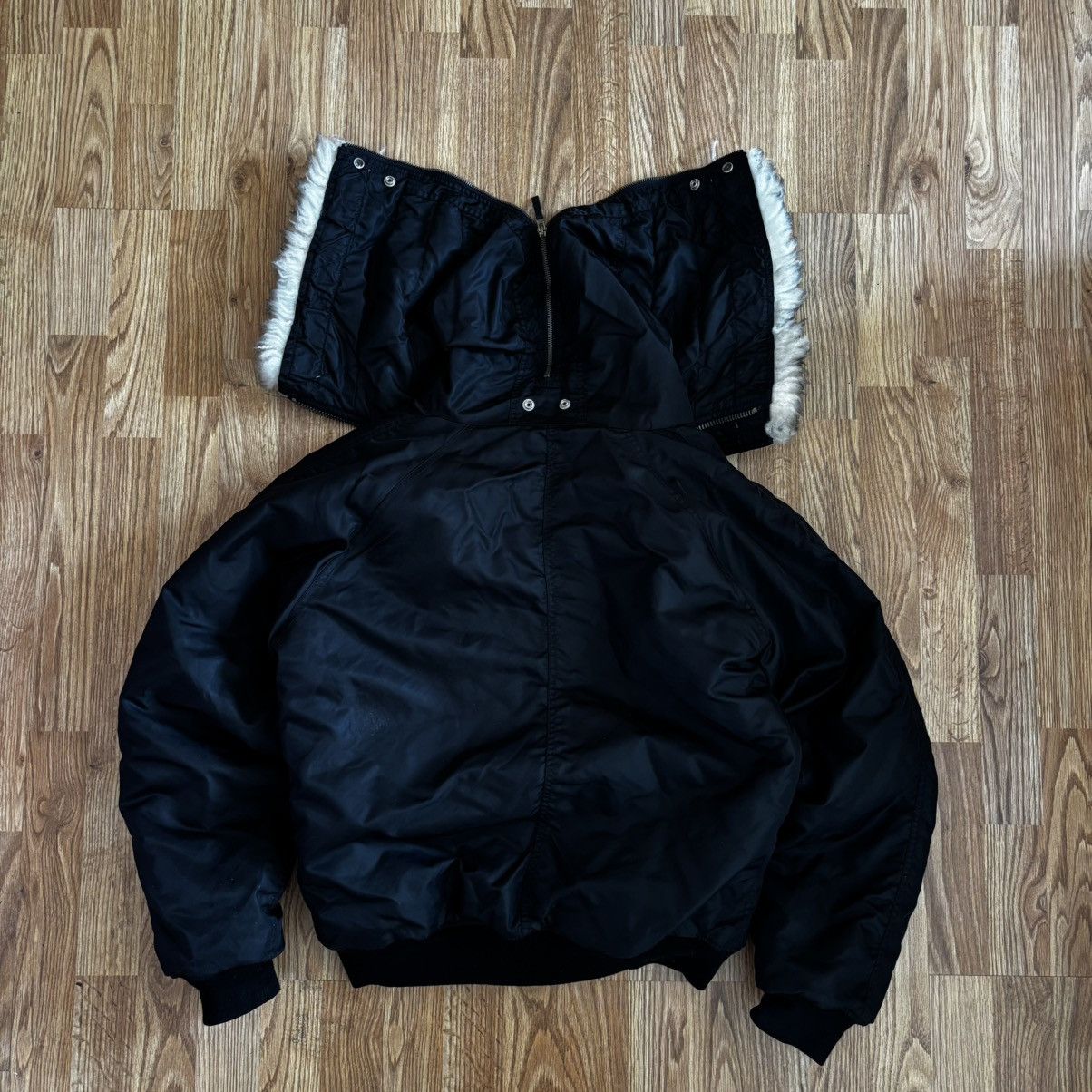 Other LGB Style Polar-Jacket Fur Hood MA1 Nylon Black Women Y2K Size S / US 4 / IT 40 - 7 Thumbnail