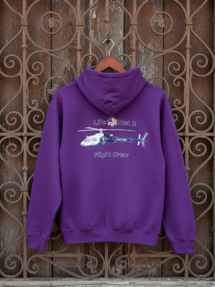 Grailed Gildan "Life Net 2 Flight Crew" Helicopter Graphic Hoodie Size US M / EU 48-50 / 2 - 1 Thumbnail