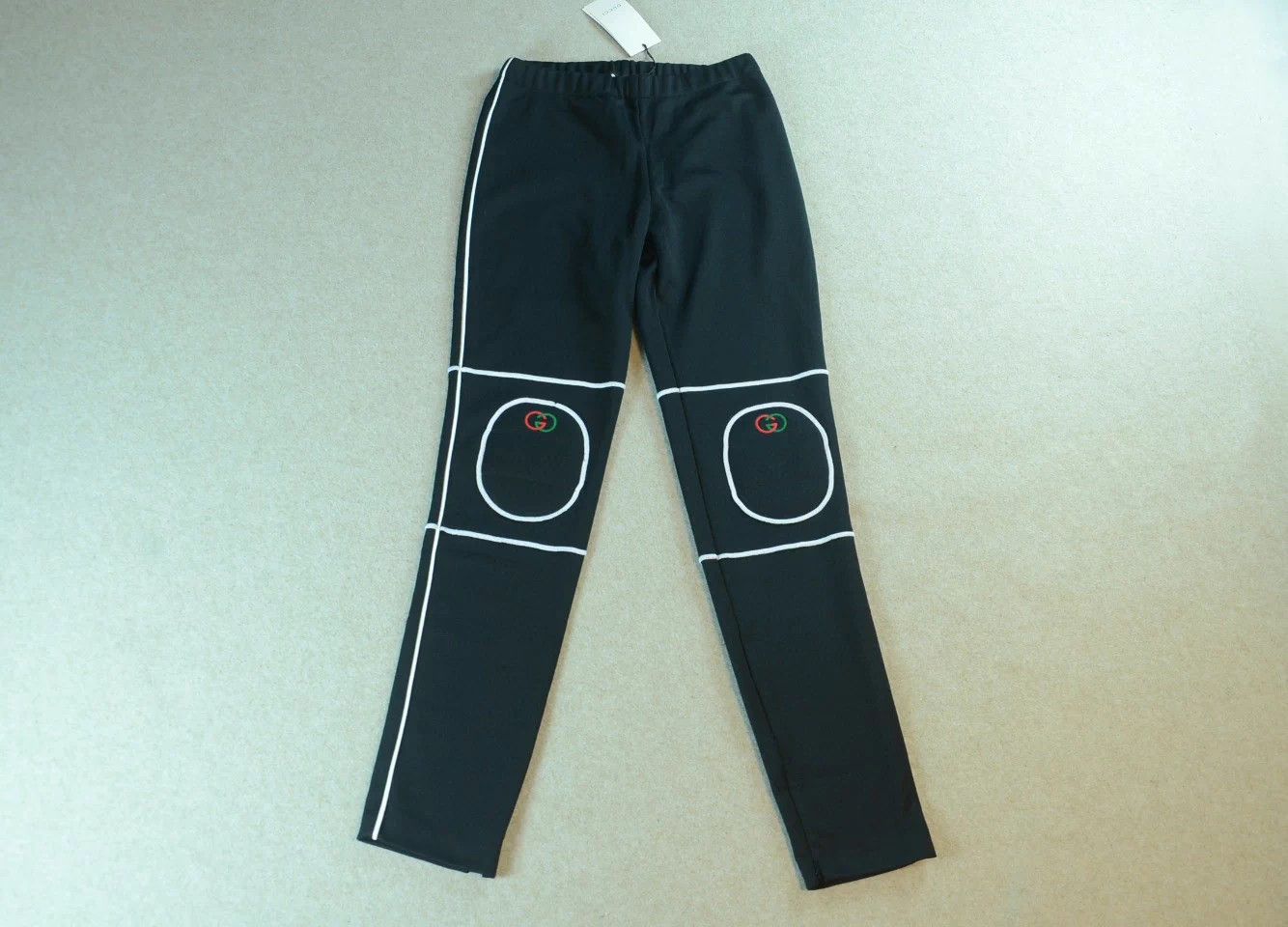 Gucci Gucci Black GG Embroidered Elastic Track Pants L Unisex Size US 40 / EU 56 - 1 Thumbnail