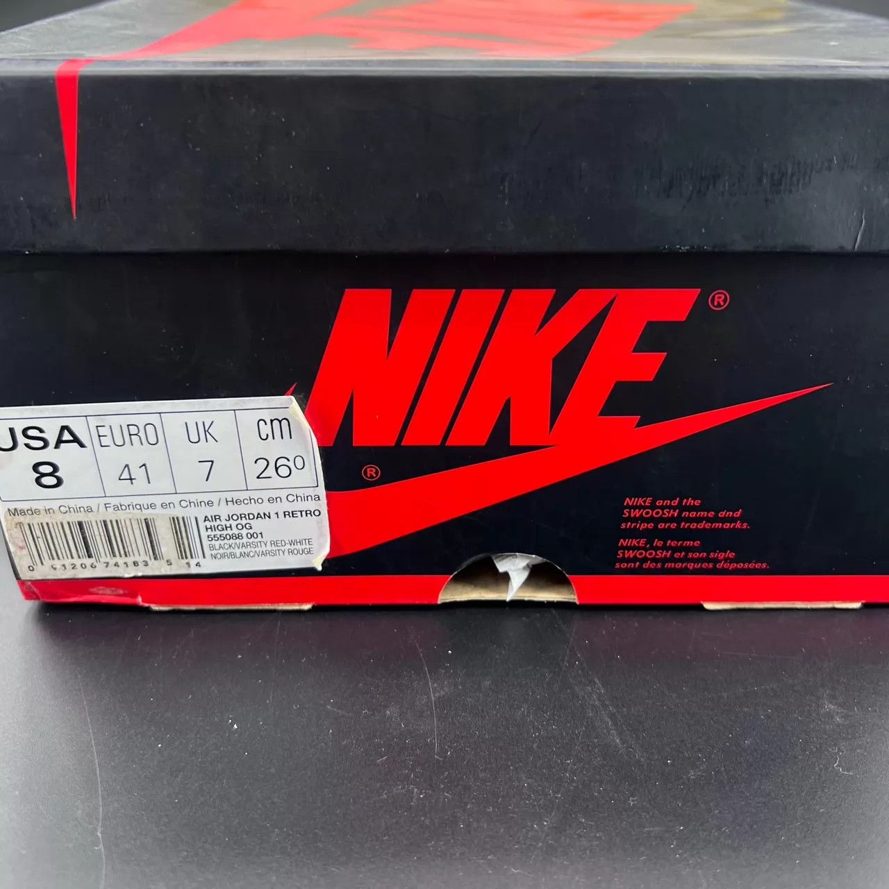 Nike Air Jordan 1 Banned 16re Size 41 CH6943 Near Mint Size US 8 / EU 41 - 9 Thumbnail