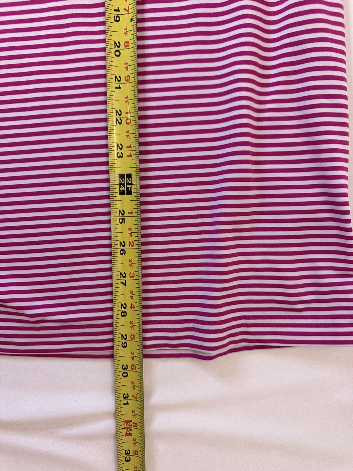 Vineyard Vines Vineyard Vines Mens Performance Polo Shirt Size M Pink Strip Size US M / EU 48-50 / 2 - 5 Thumbnail
