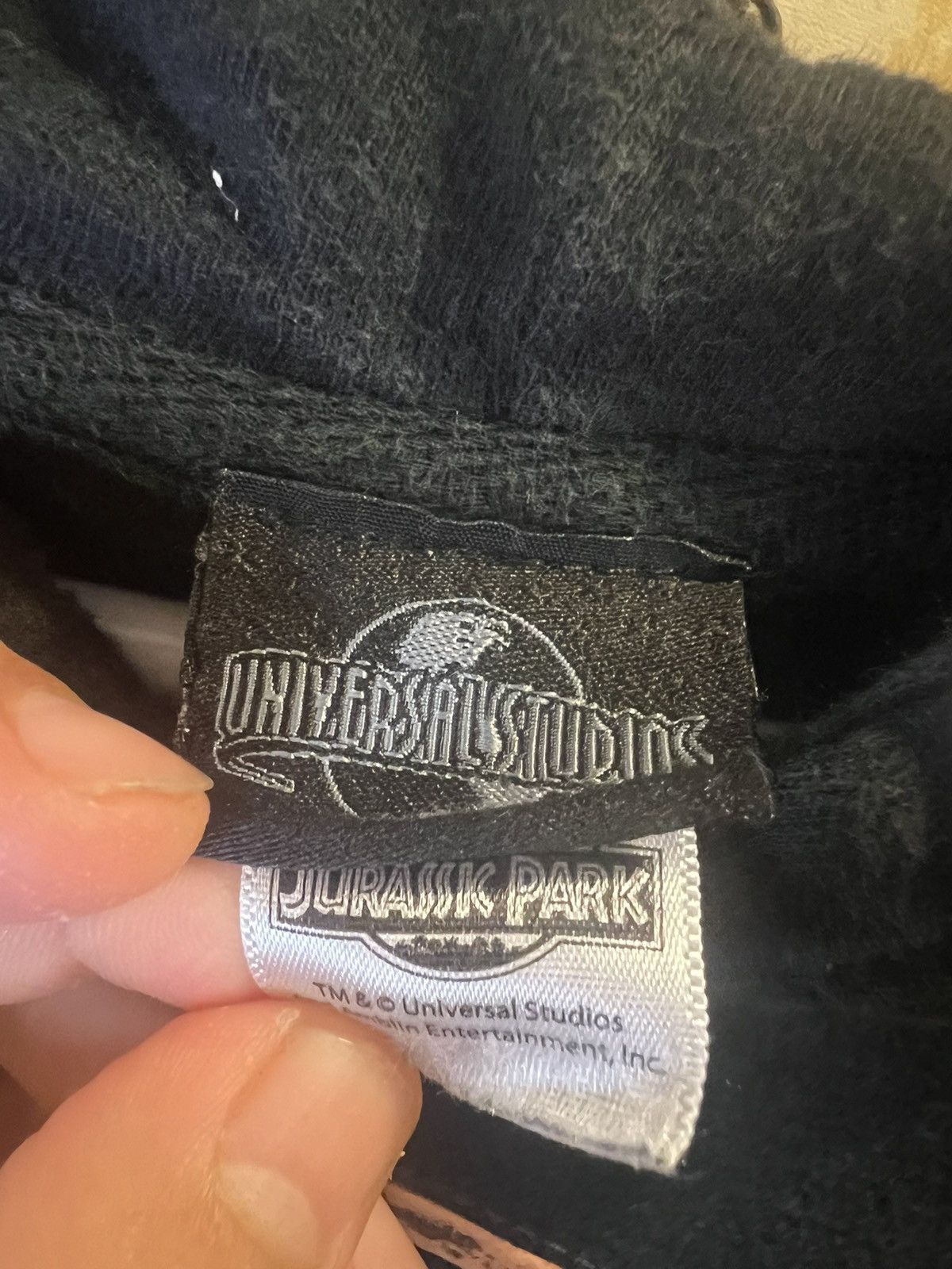 Universal Studios × Vintage VTG Universal Studios Jurassic Park Dinosaur Hoodie Size US L / EU 52-54 / 3 - 5 Thumbnail