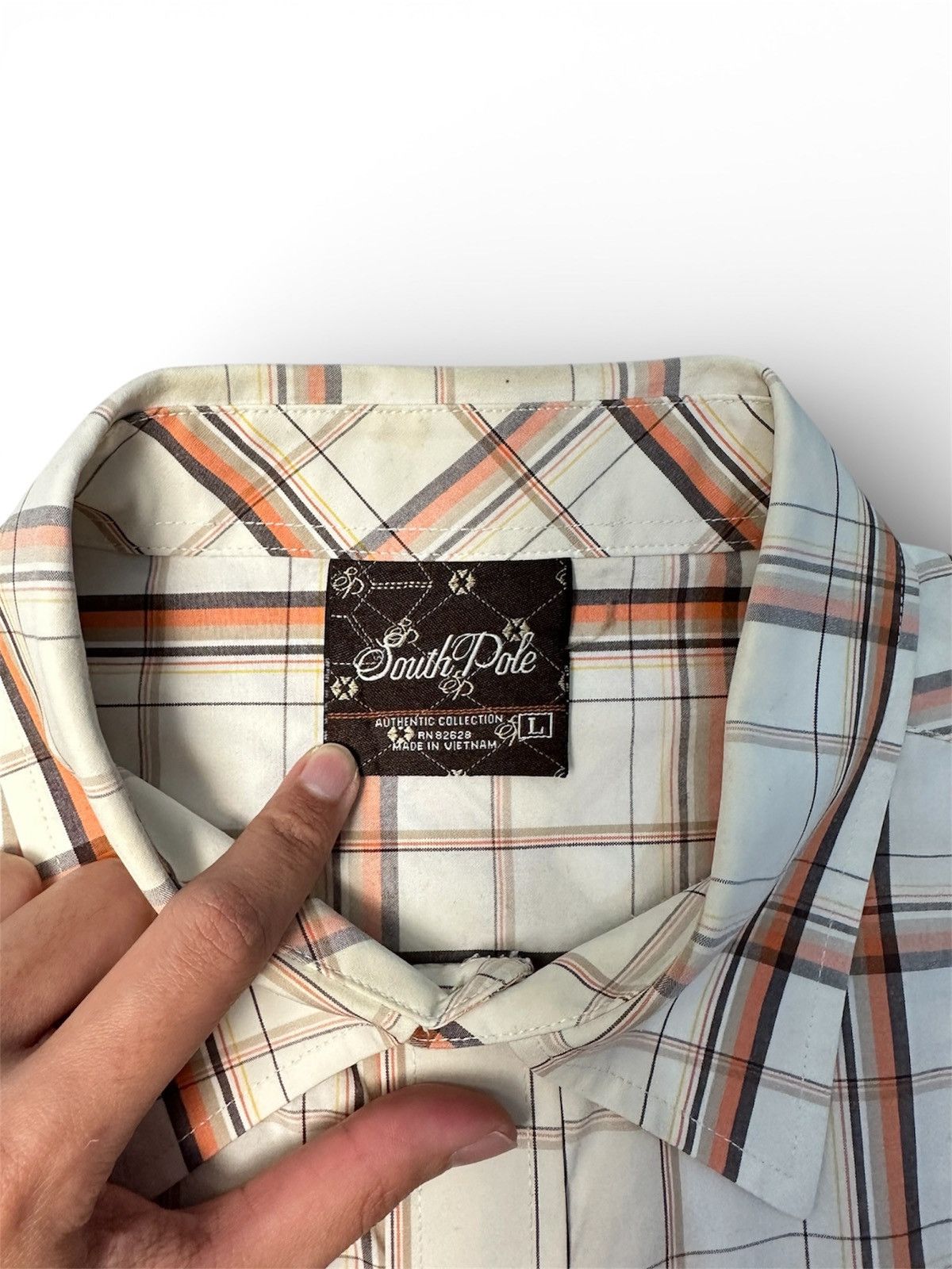 Southpole Southpole Short Sleeve Checkered Button-up Shirt Size US XL / EU 56 / 4 - 2 Thumbnail