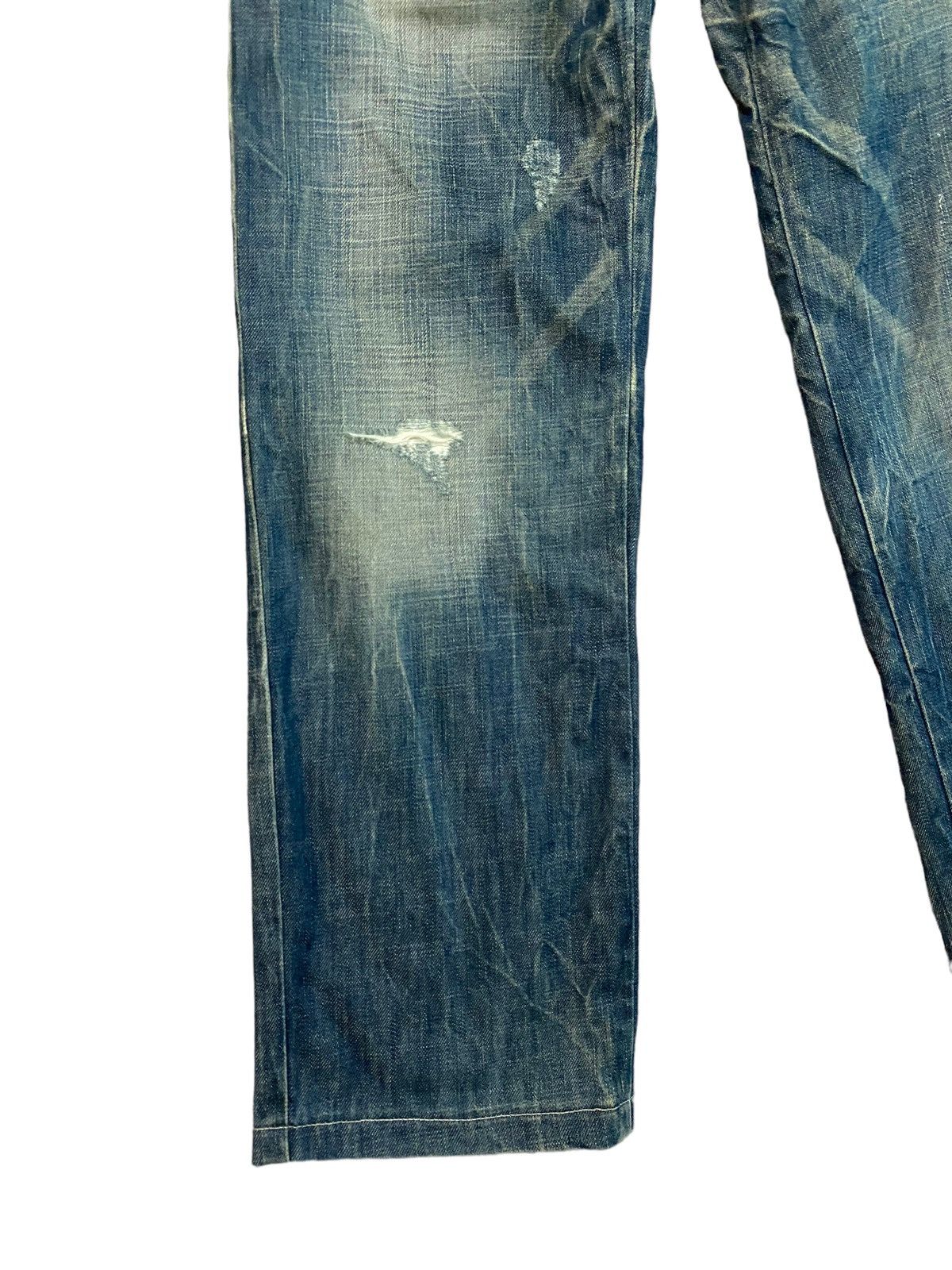 Japanese Brand Famous Fashion REDPEPPER Patches Clawmark Denim Size US 28 / EU 44 - 7 Thumbnail