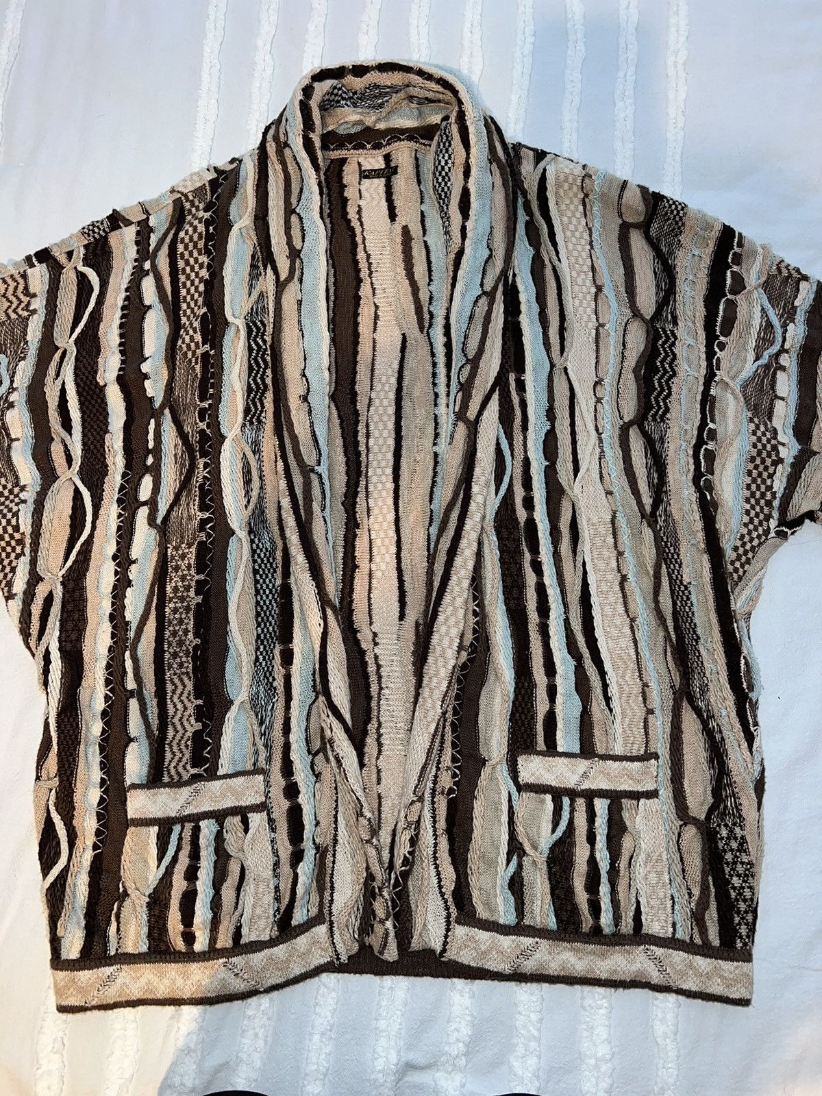 Kapital Kapital Men’s Cotton - Jacquard Open Knit Sweater Size US L / EU 52-54 / 3 - 3 Thumbnail