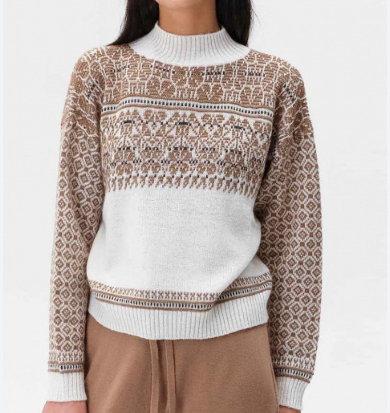 Designer × Max Mara × Weekend Max Mara Max Mara Weekend oldmoney style alpaca + wool blend sweater Size M / US 6-8 / IT 42-44 - 2 Thumbnail
