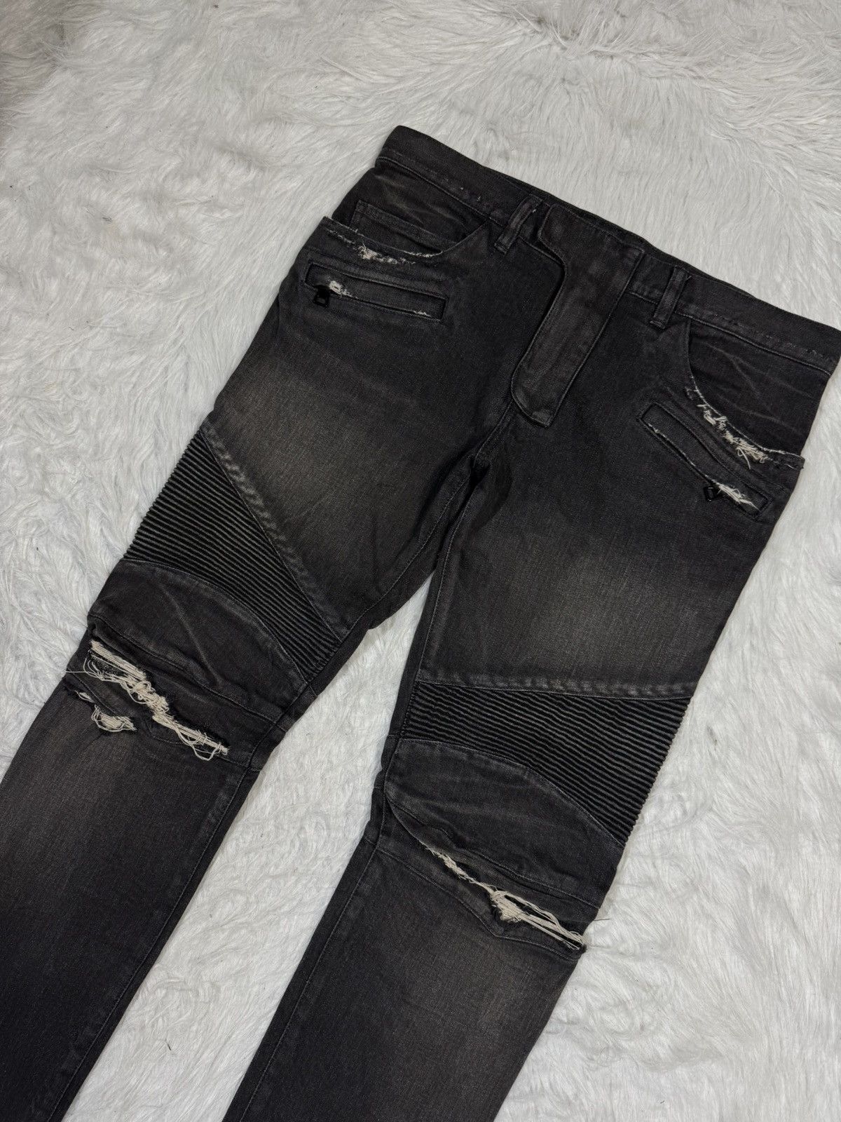 Balmain Balmain paris biker jeans Size US 33 - 14 Thumbnail