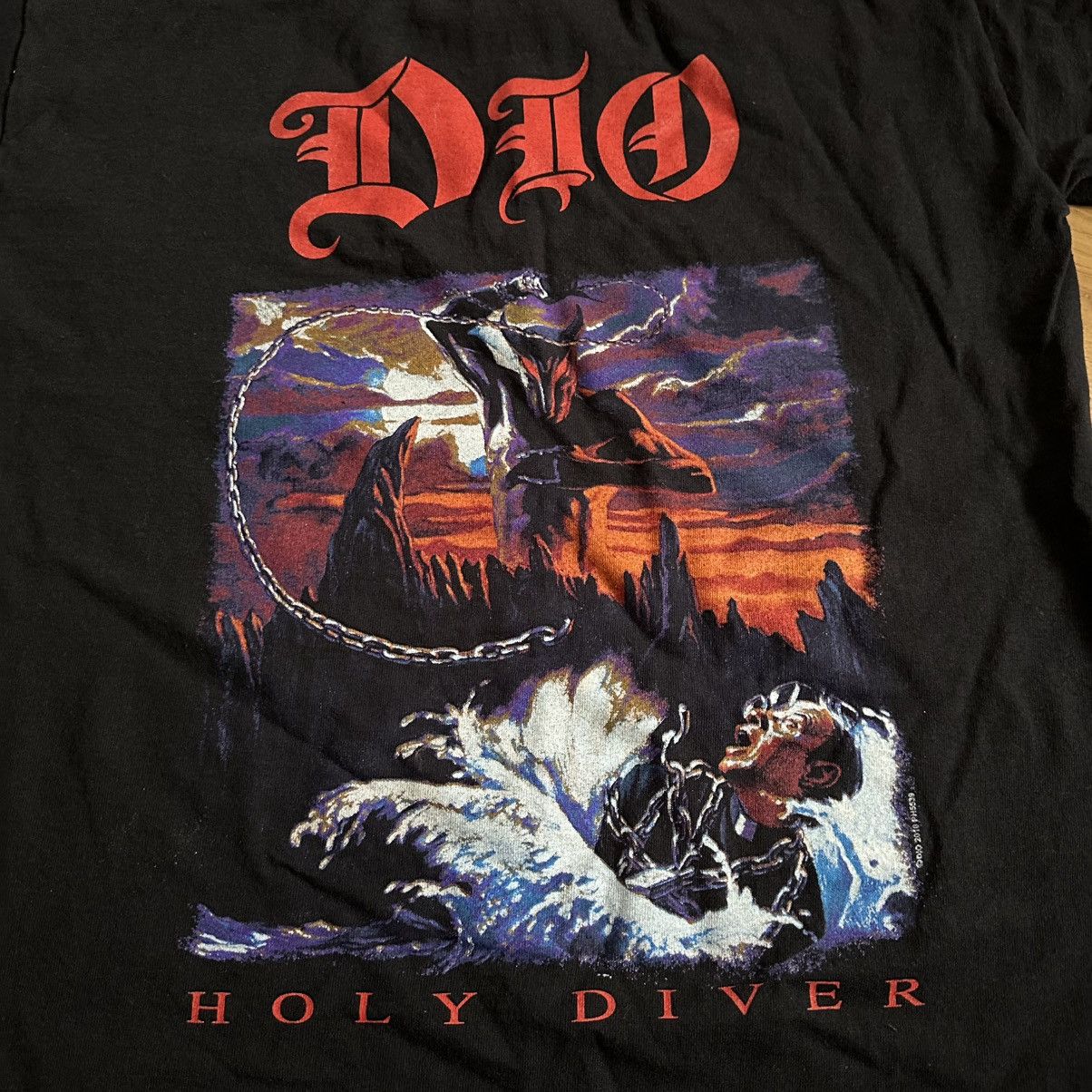 Band Tees × Vintage Vintage 2010 Dio Ronnie James Holy Diver Size US M / EU 48-50 / 2 - 2 Thumbnail