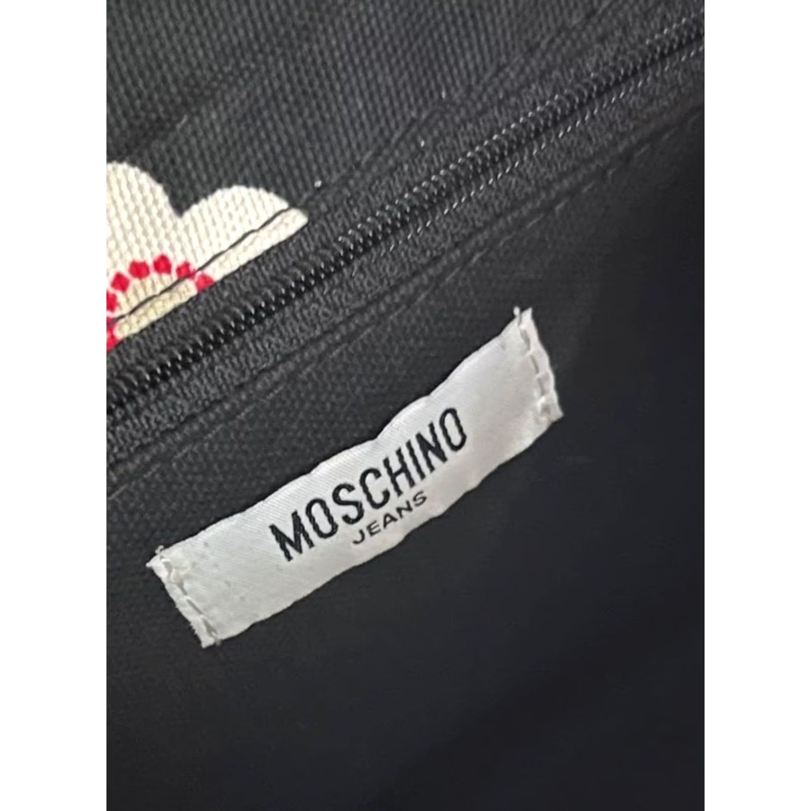 Moschino VINTAGE Moschino Shoulder bag Women's Black Floral pattern From Japan Handbag Flower motif 60 cm strap 23 x 27 x 7 cm Size ONE SIZE - 2 Thumbnail