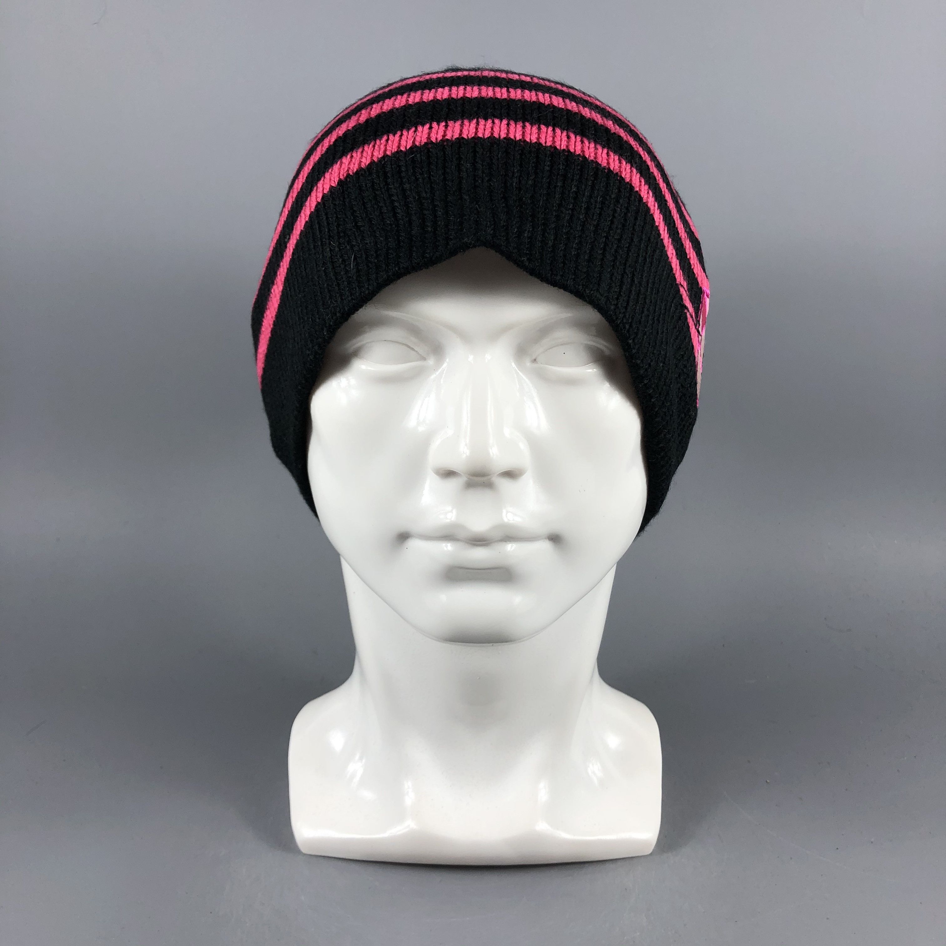 Vintage Pink Panther Stripe Beanie Snow Hat Snow Cap -D1146 Size ONE SIZE - 9 Thumbnail