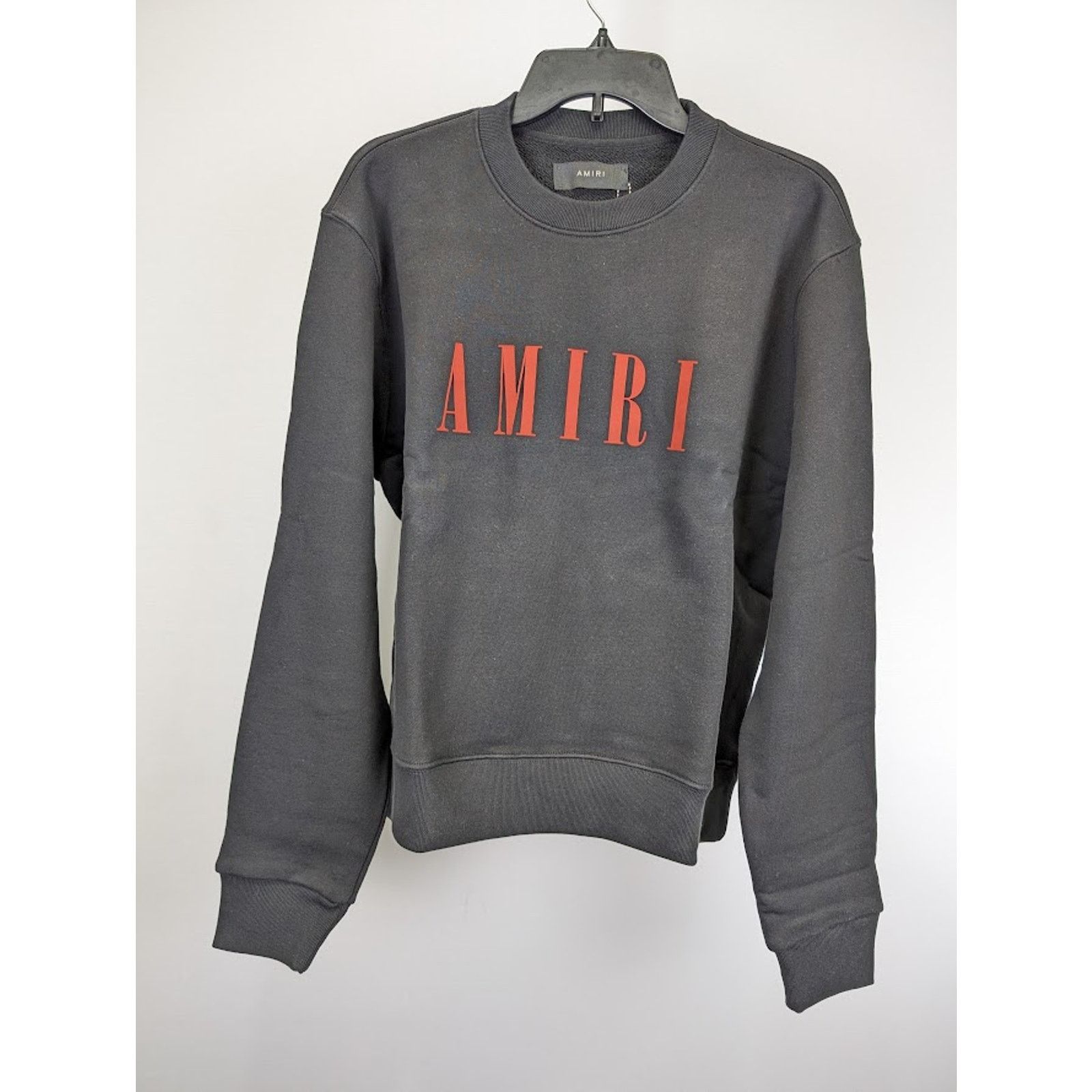 Amiri o1rshd1 Core Logo Crewneck Sweatshirt in Black/Red Size US XL / EU 56 / 4 - 3 Thumbnail