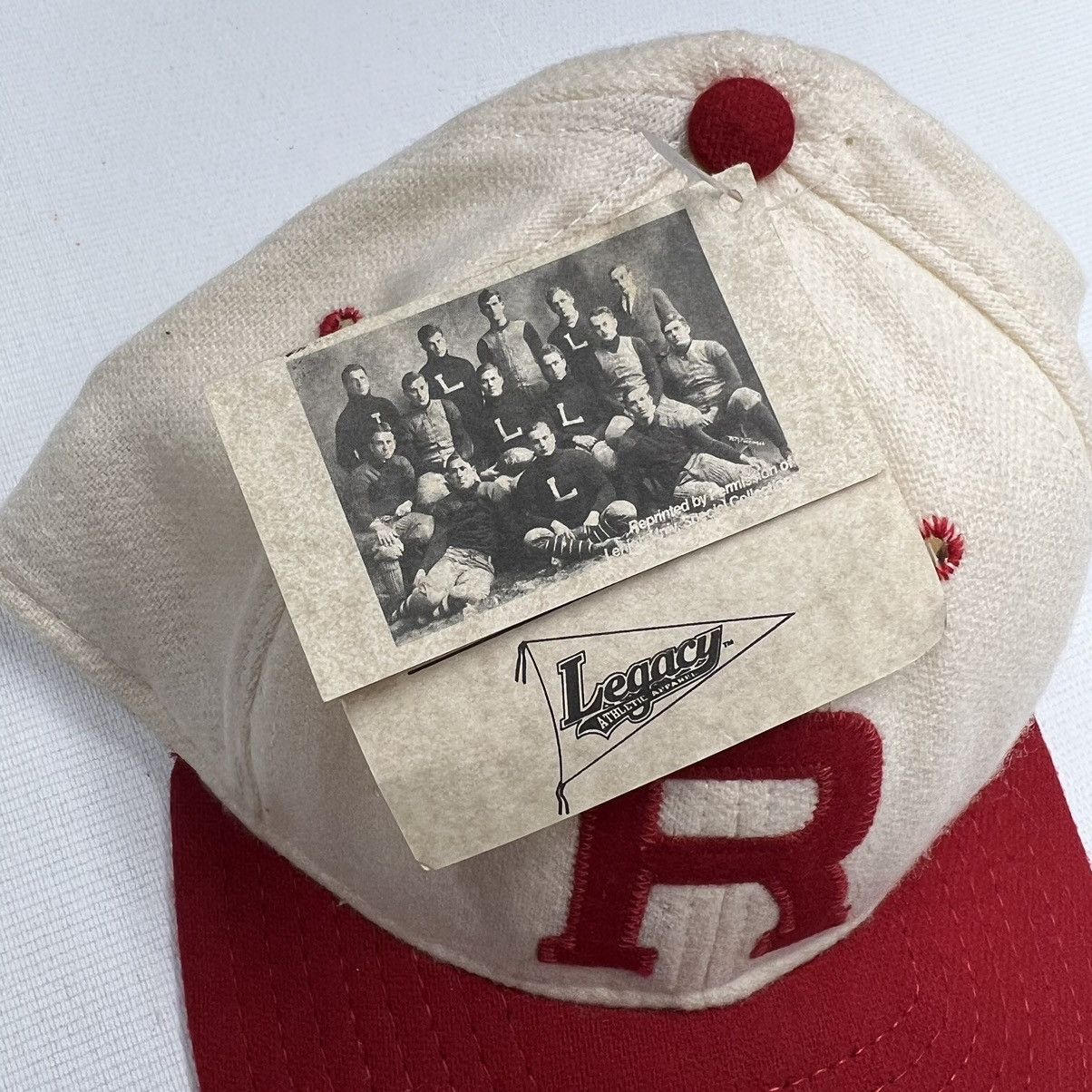 Vintage VTG Rutgers Hat 7 5/8 Red Legacy Merch Athletic Sport 90s Size ONE SIZE - 15 Thumbnail