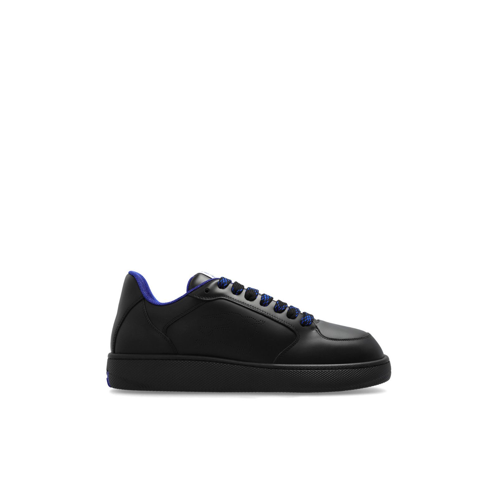 BURBERRY Black Leather Sneakers New & Authentic (Men's size: