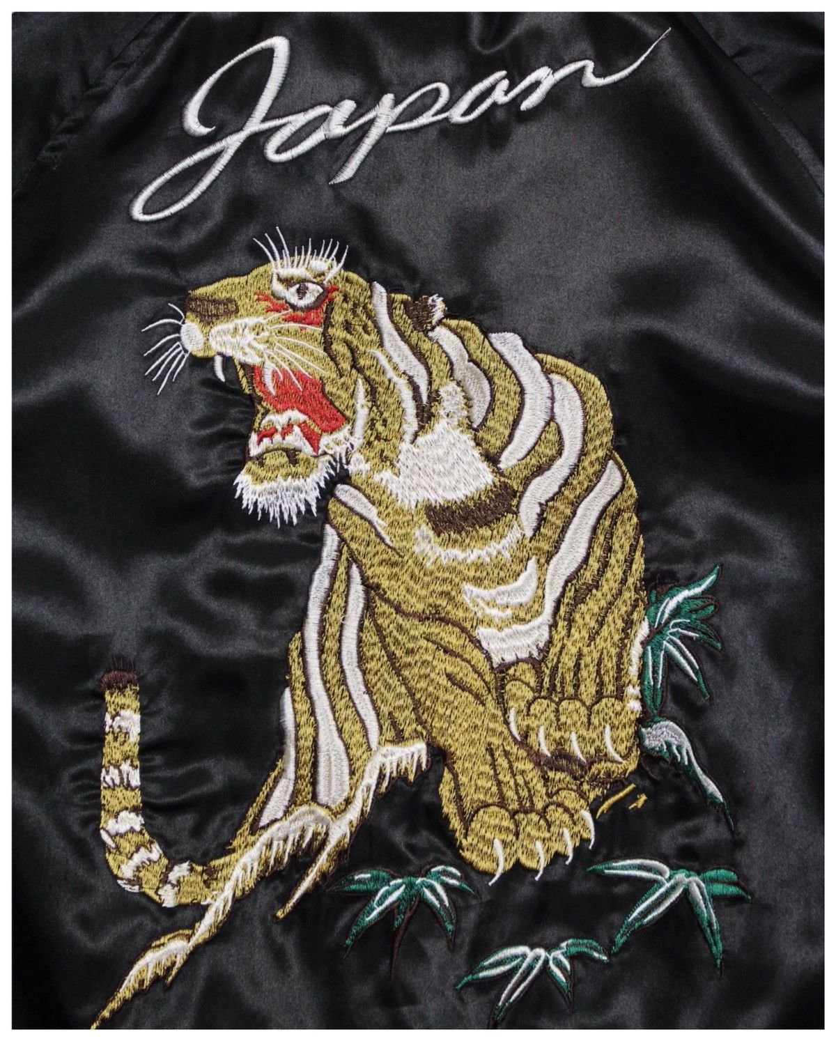 Bullet Noise 2000S BULLET NOISE BLACK TIGER SUKAJAN SATIN JACKET Size US M / EU 48-50 / 2 - 4 Thumbnail