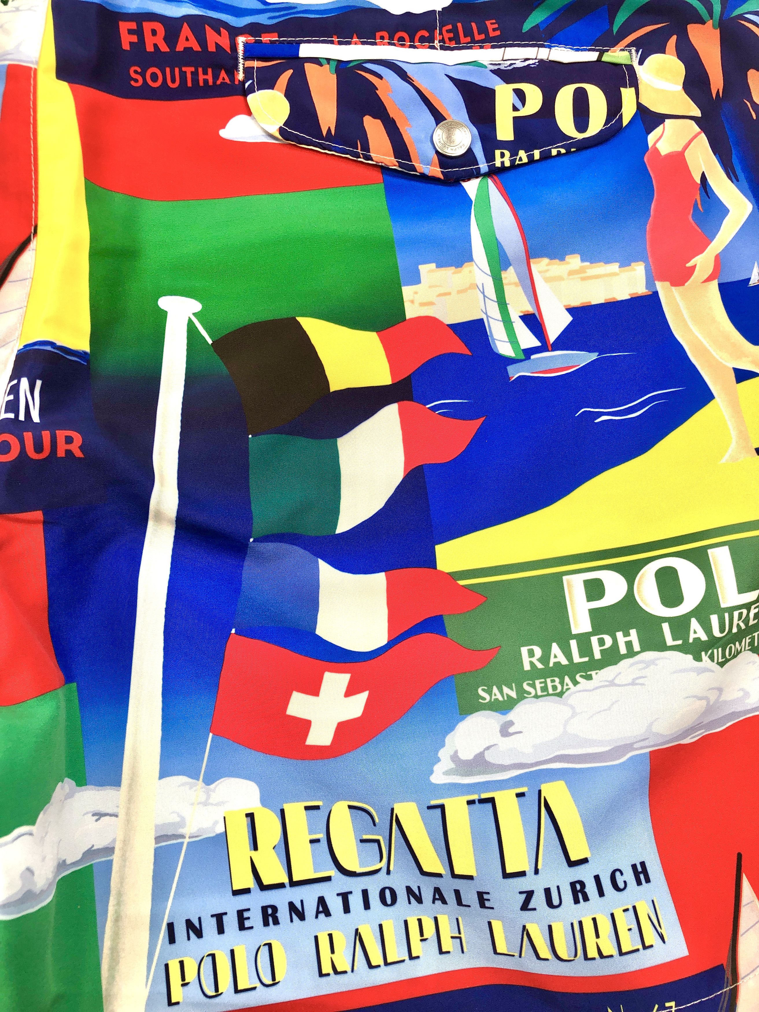 Polo Ralph Lauren NWT POLO RALPH LAUREN 5.75 INCH MONACO SWIM TRUNK SIZE 38 Size US 38 / EU 54 - 2 Thumbnail