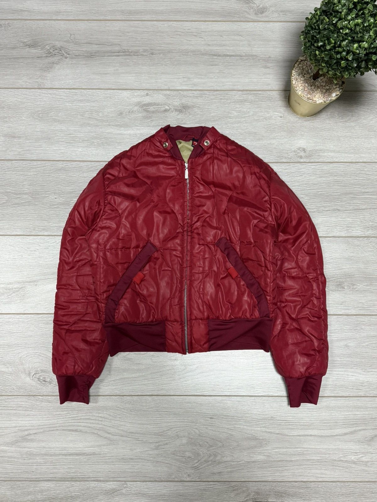 Diesel Diesel vintage quilted RARE bomber jacket avantgarde Size L / US 10 / IT 46 - 5 Thumbnail