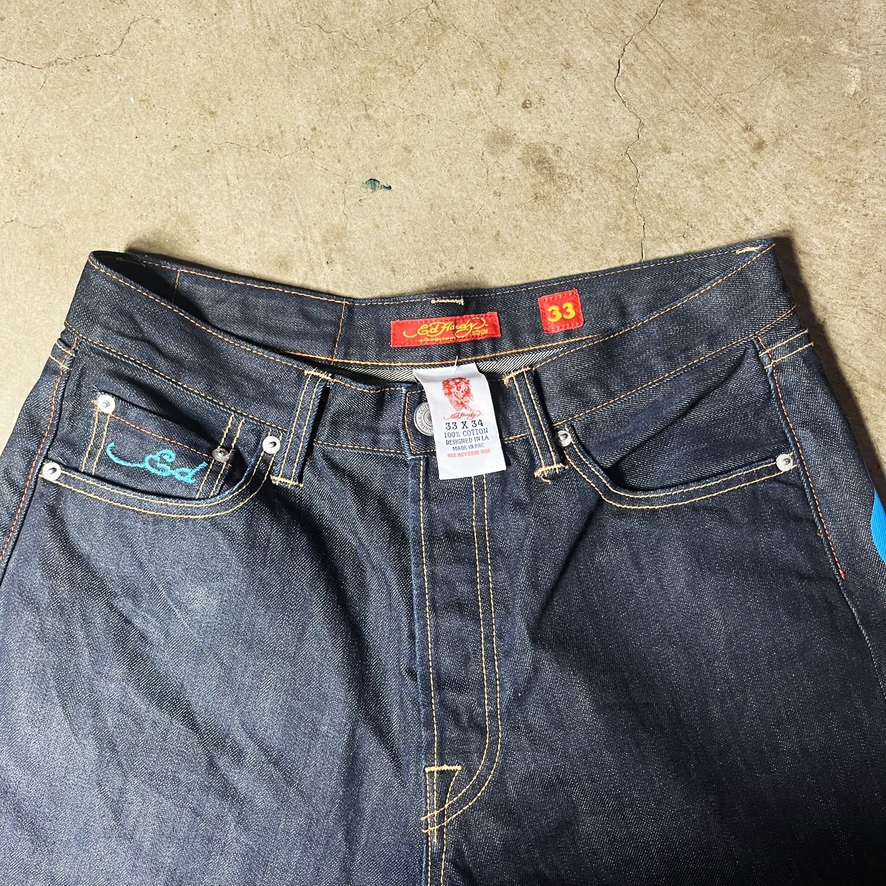 Ed Hardy Ed Hardy Panther Denim Size US 33 - 4 Thumbnail