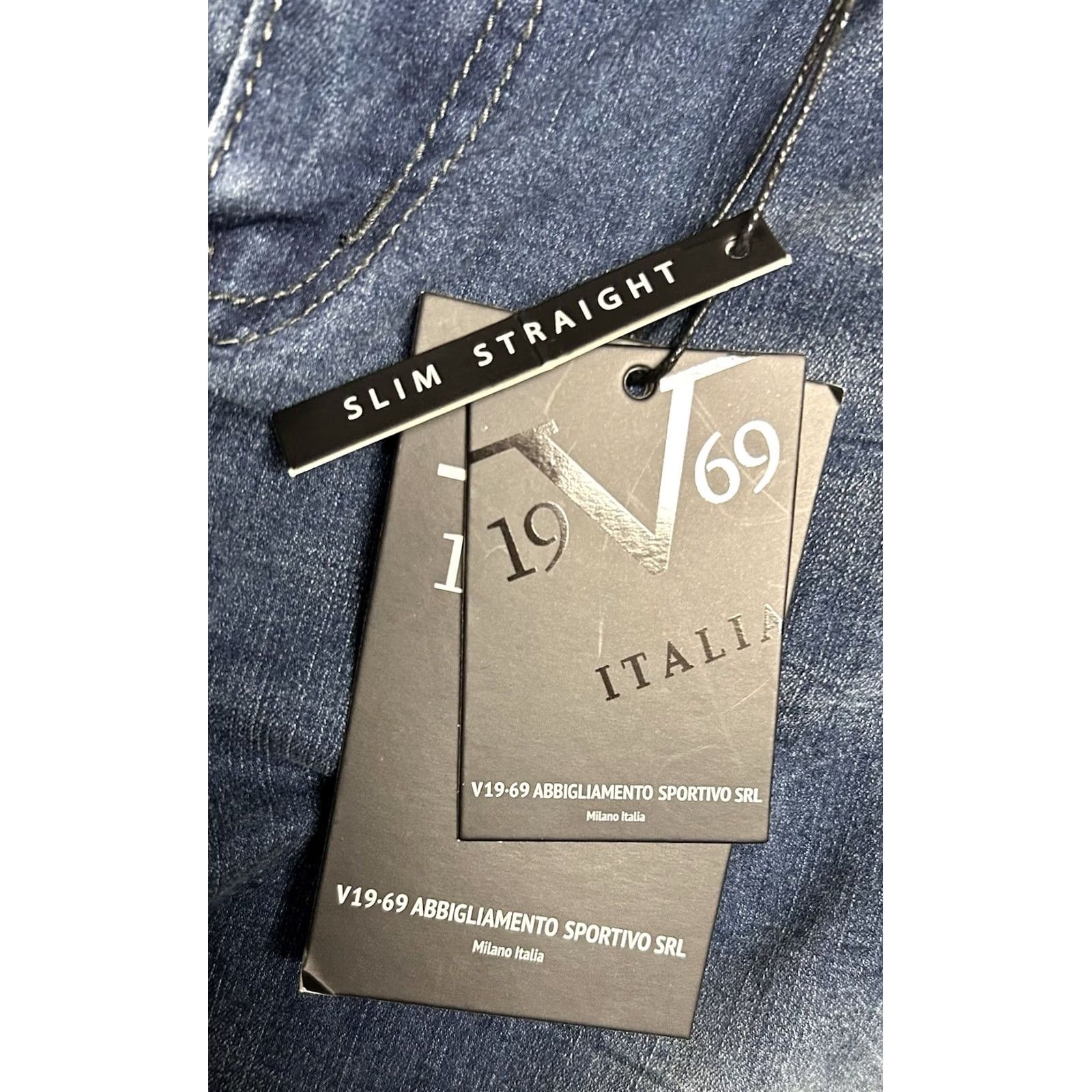 Vintage V1969 Italia Jeans Angie to Sportive SRI 36x30 NWT Men Jeans Biker Slim Straight Shirt? Size US 38 / EU 54 - 6 Thumbnail