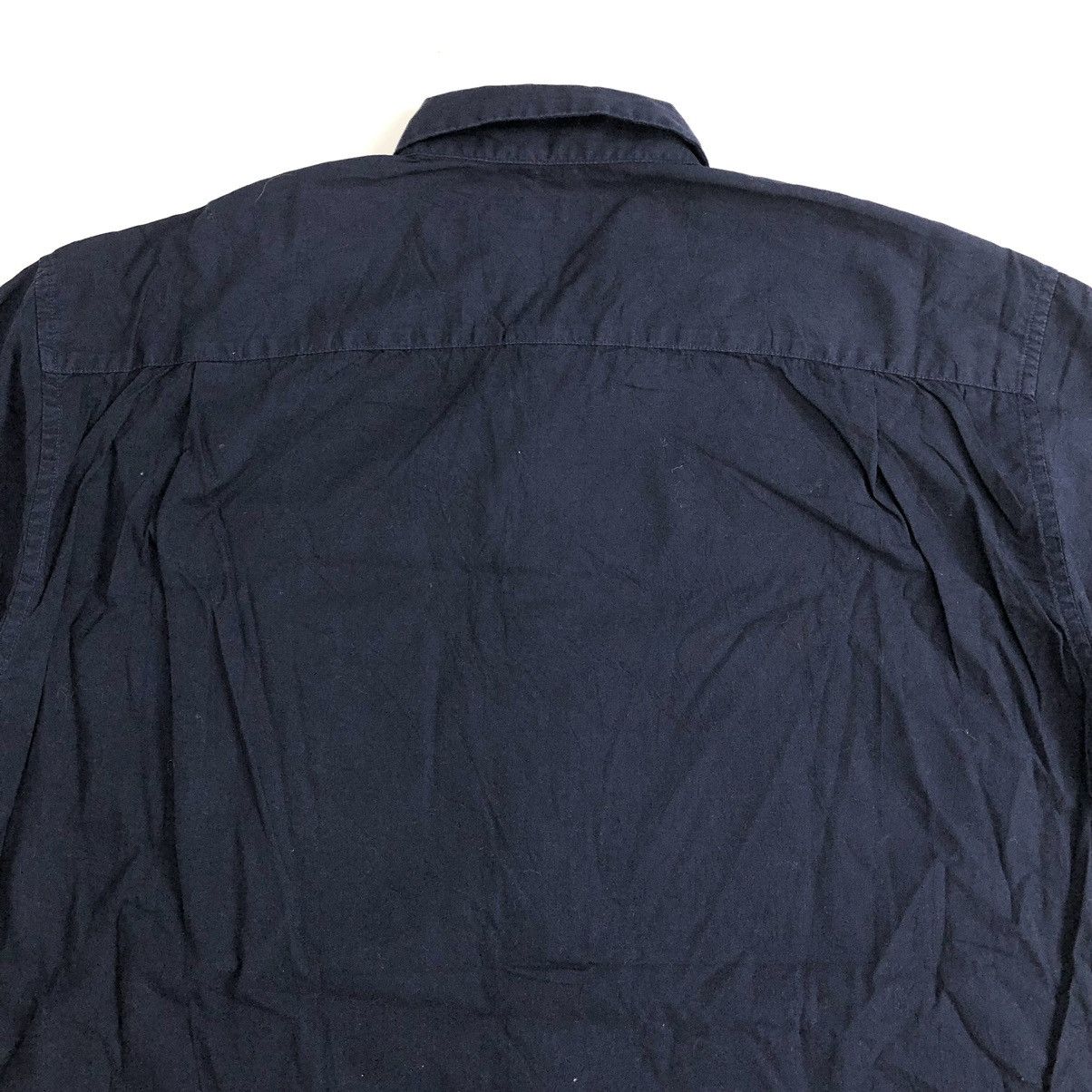 Issey Miyake Vintage Issey Miyake White Label Designer Navy Short Shirt Size US L / EU 52-54 / 3 - 9 Thumbnail