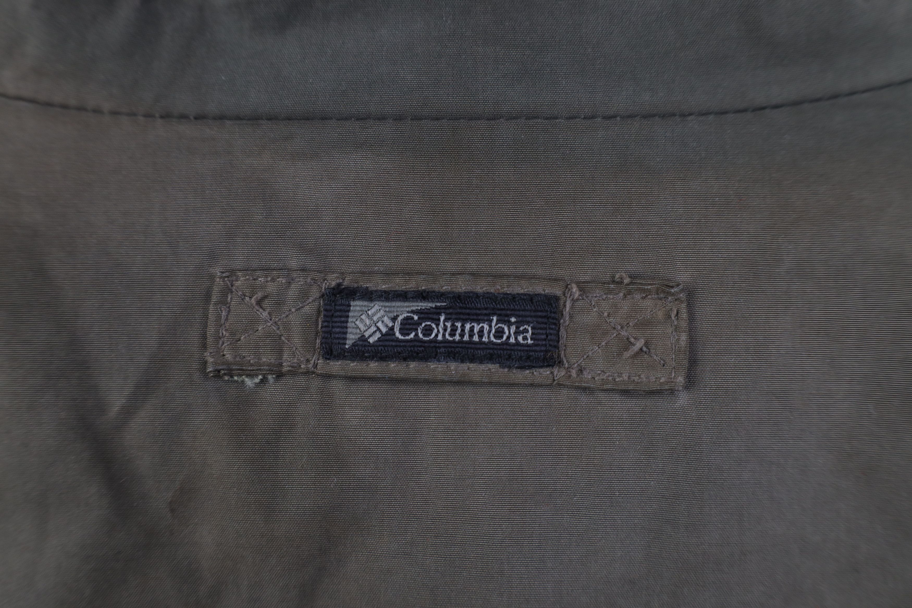 Columbia Vintage Columbia Spell Out Fleece Lined Bomber Jacket Green Size US L / EU 52-54 / 3 - 14 Thumbnail