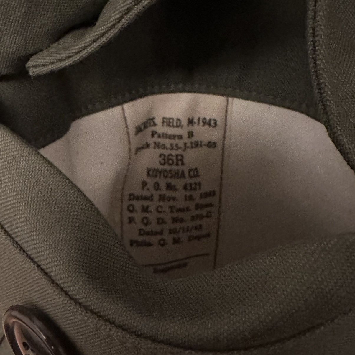 Japanese Brand JACKET FIELD M-1943 36R Made In Japan Size US S / EU 44-46 / 1 - 9 Thumbnail
