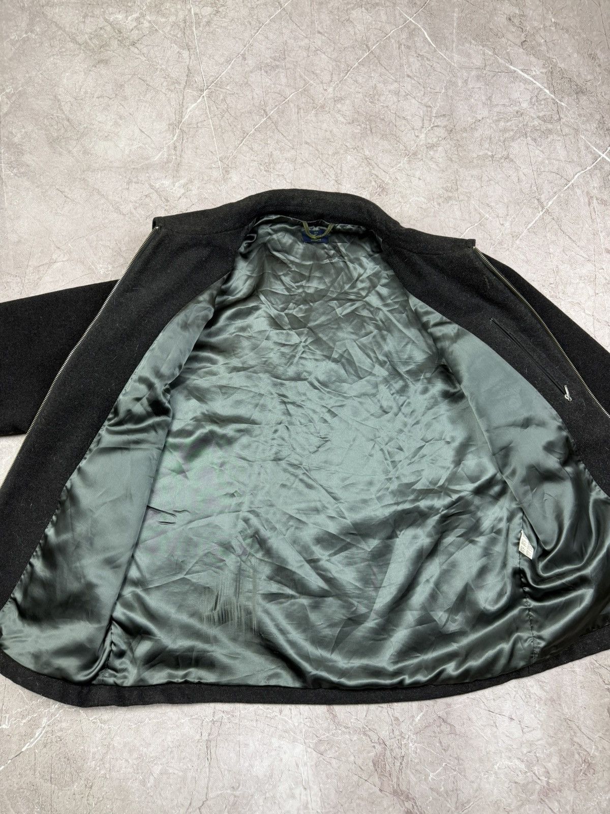 Lacoste Vintage Lacoste Black Wool Coat Jacket Size US XL / EU 56 / 4 - 10 Thumbnail