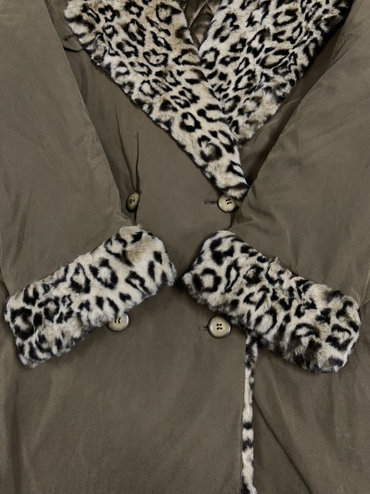 Other 4 Season of London Leopard Faux Fur Long Coat Size L / US 10 / IT 46 - 12 Thumbnail