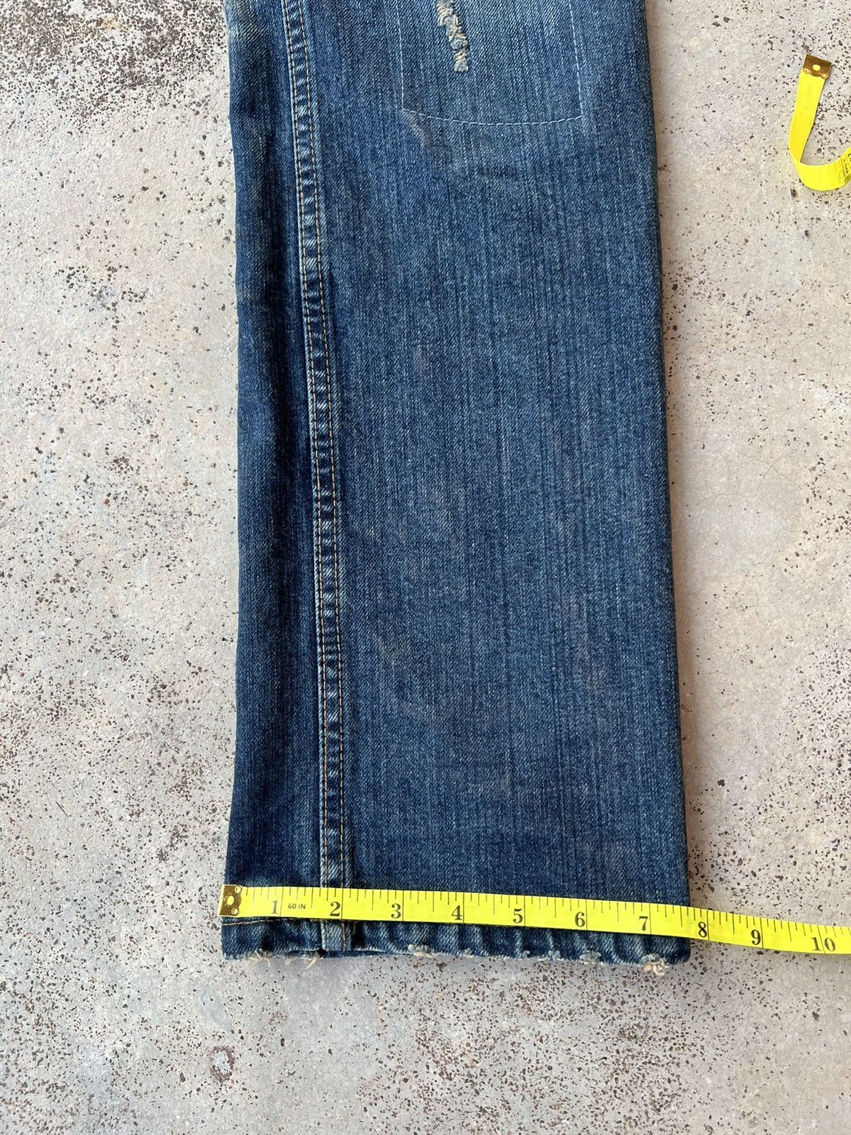 If Six Was Nine × JACKROSE JACK ROSE DISTRESSED RIPPED PUNK JEANS Size US 31 - 15 Thumbnail