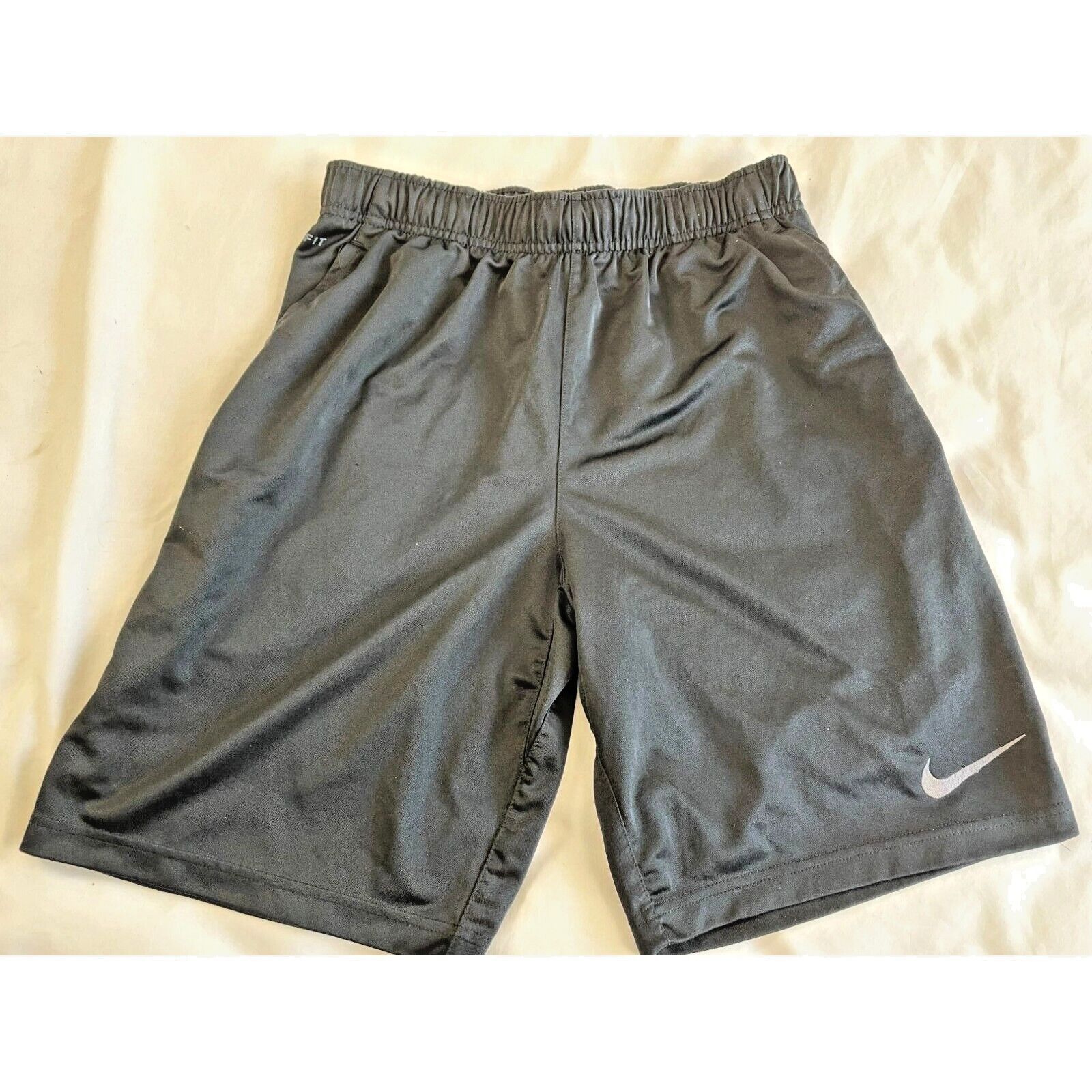 Nike Nike Boys Black DriFit Athletic Shorts Sz M Polyester Size US 34 / EU 50 - 1 Thumbnail
