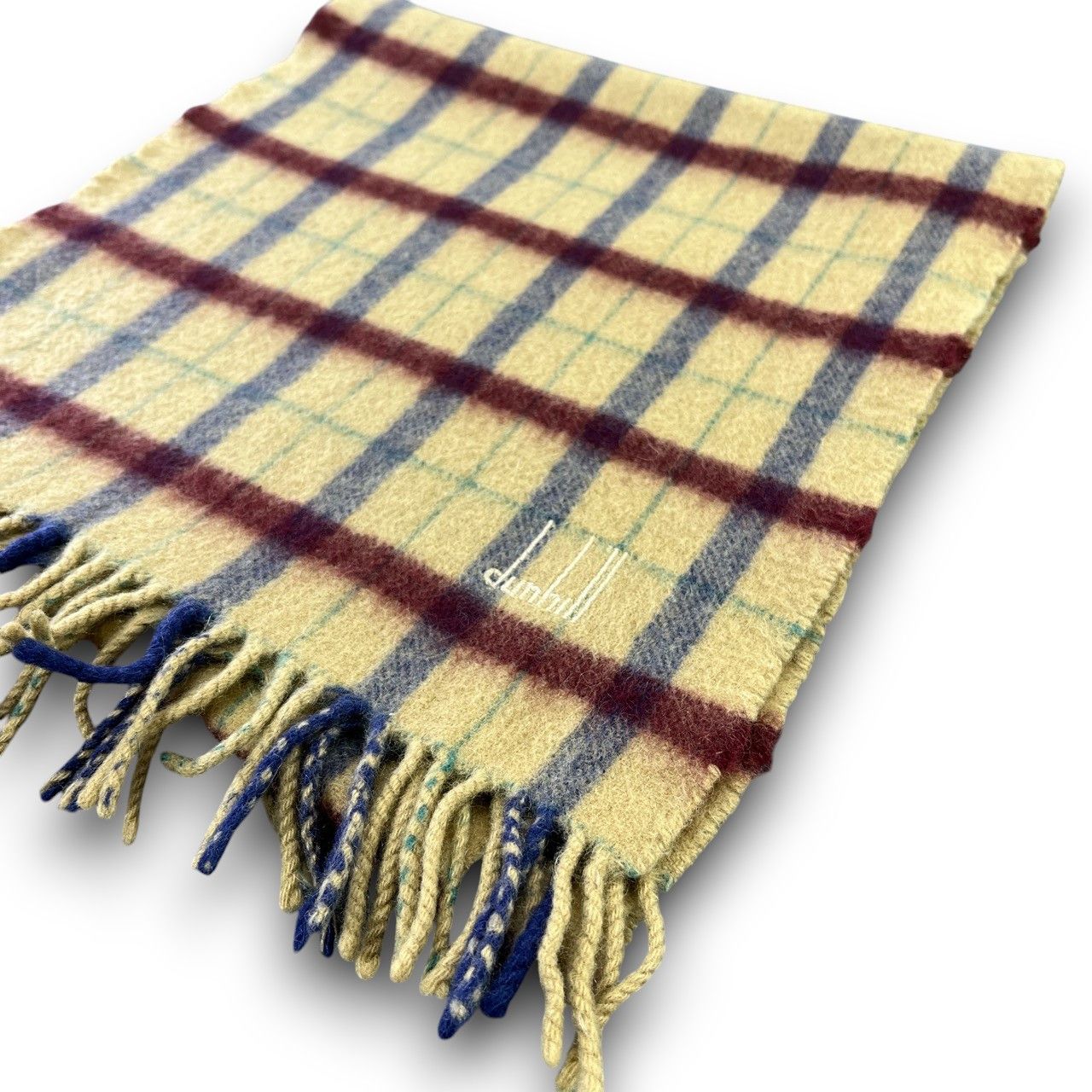 Vintage Vintage Dunhill Cashmere Scarf / Muffler / Neckwear T724 Size ONE SIZE - 8 Thumbnail