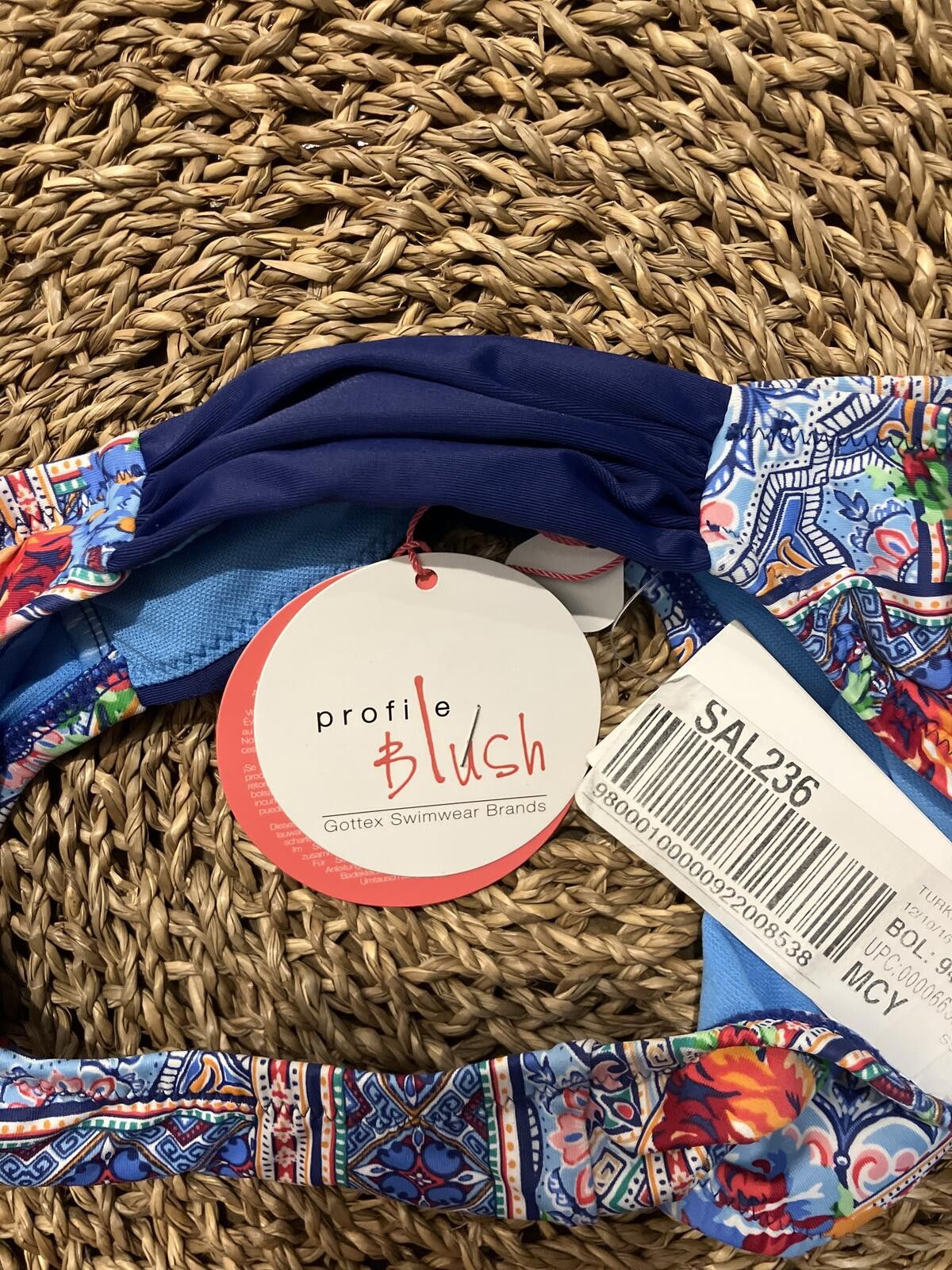 Other NWT Profile Blush Bikini Bottom Size Small Floral Print Size ONE SIZE - 5 Thumbnail