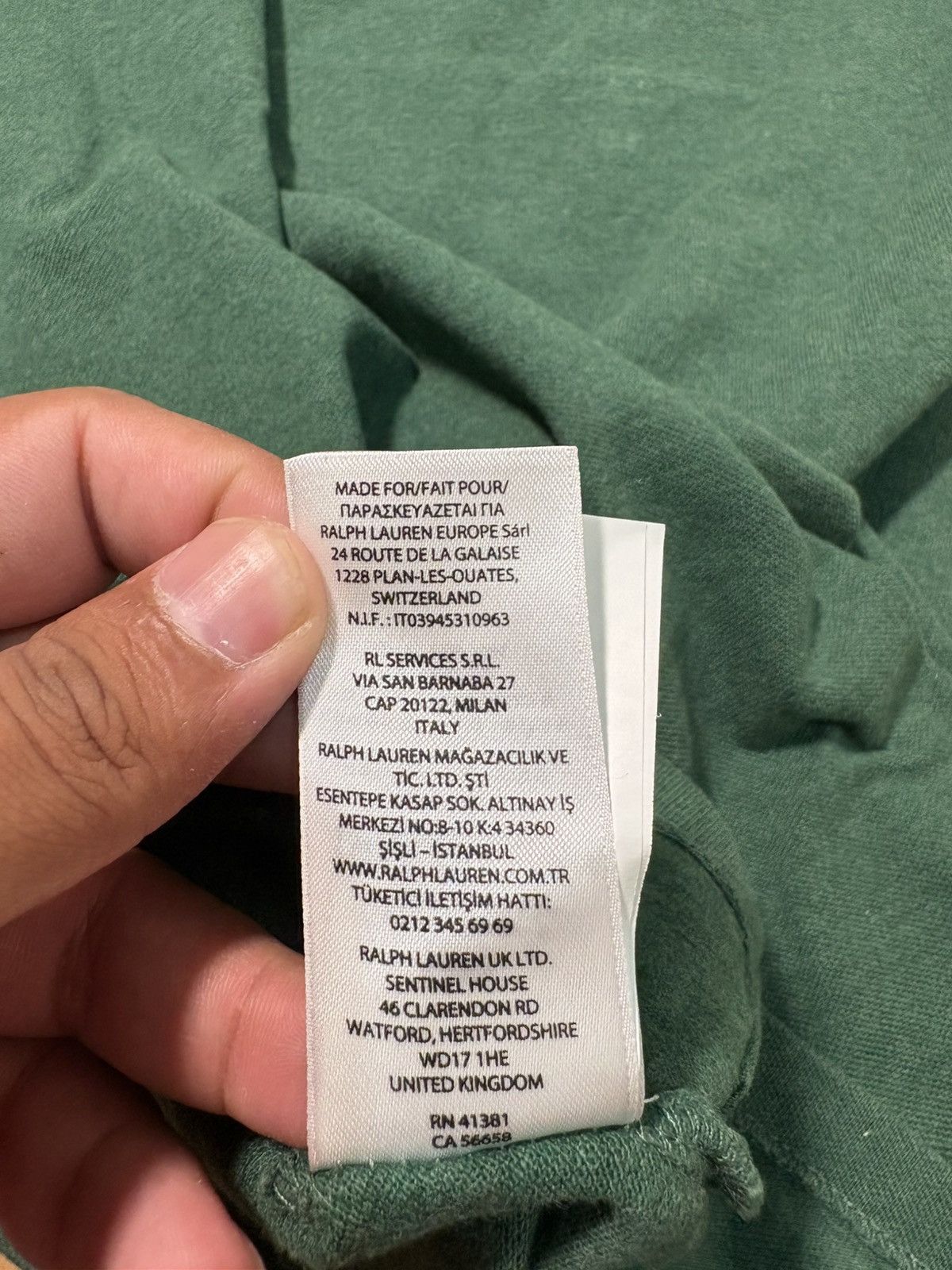 Polo Ralph Lauren Polo Ralph Lauren Classic Fit Cotton Polo Shirt GreenMens XL Size US XL / EU 56 / 4 - 15 Thumbnail