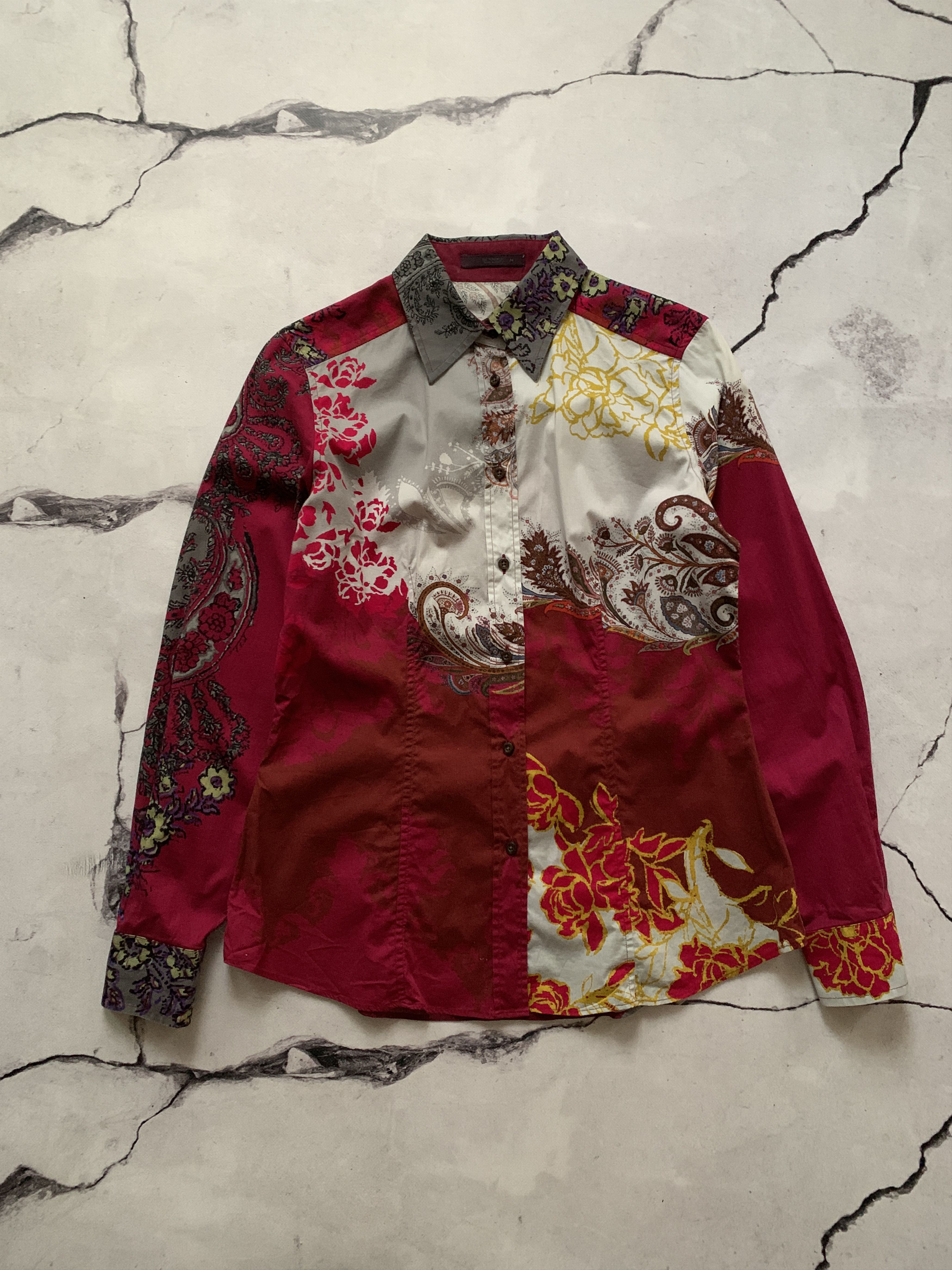 Etro Etro Women's Floral Blouse Top Multicolor Size 44 Italian Size M / US 6-8 / IT 42-44 - 1 Thumbnail