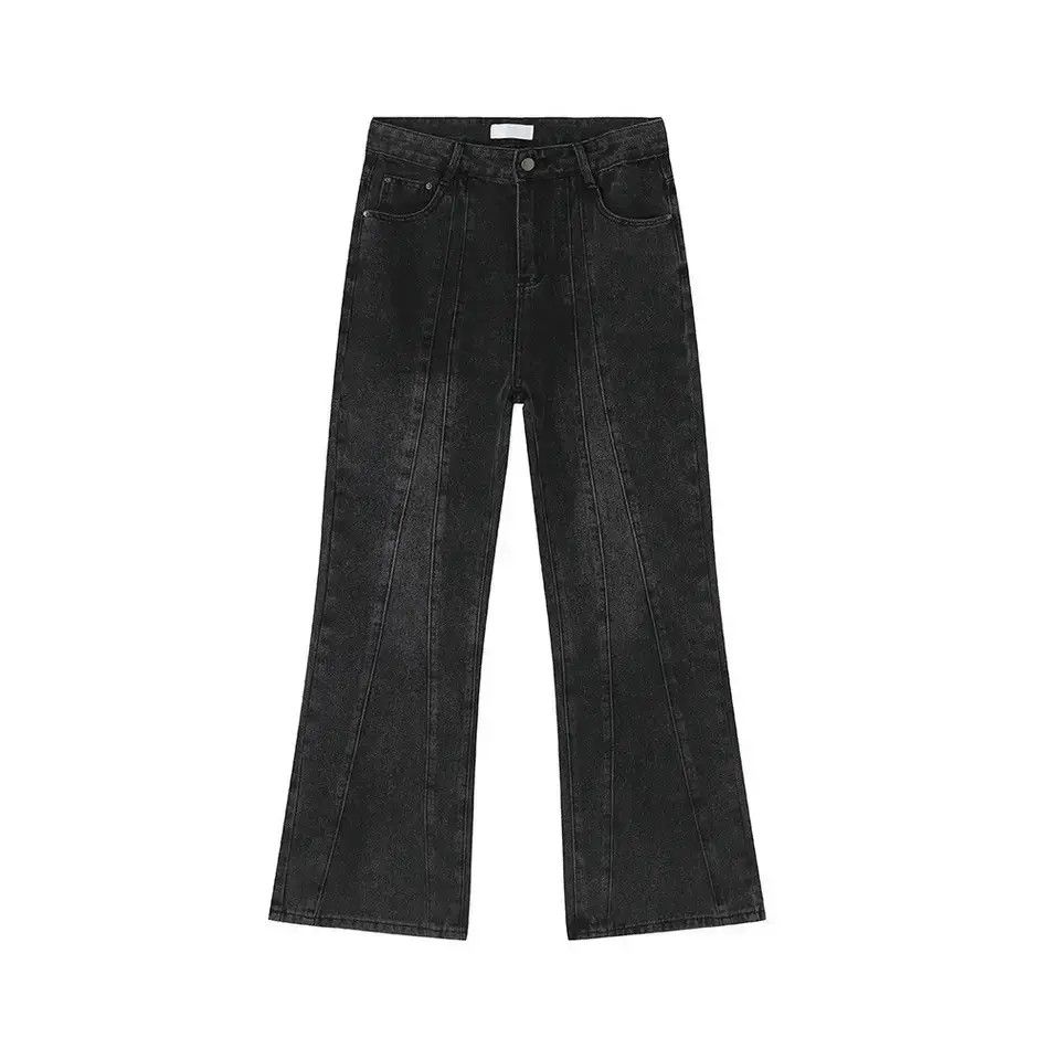 Japanese Brand Retro loose micro flared patchwork jeans Size US 32 / EU 48 - 3 Thumbnail