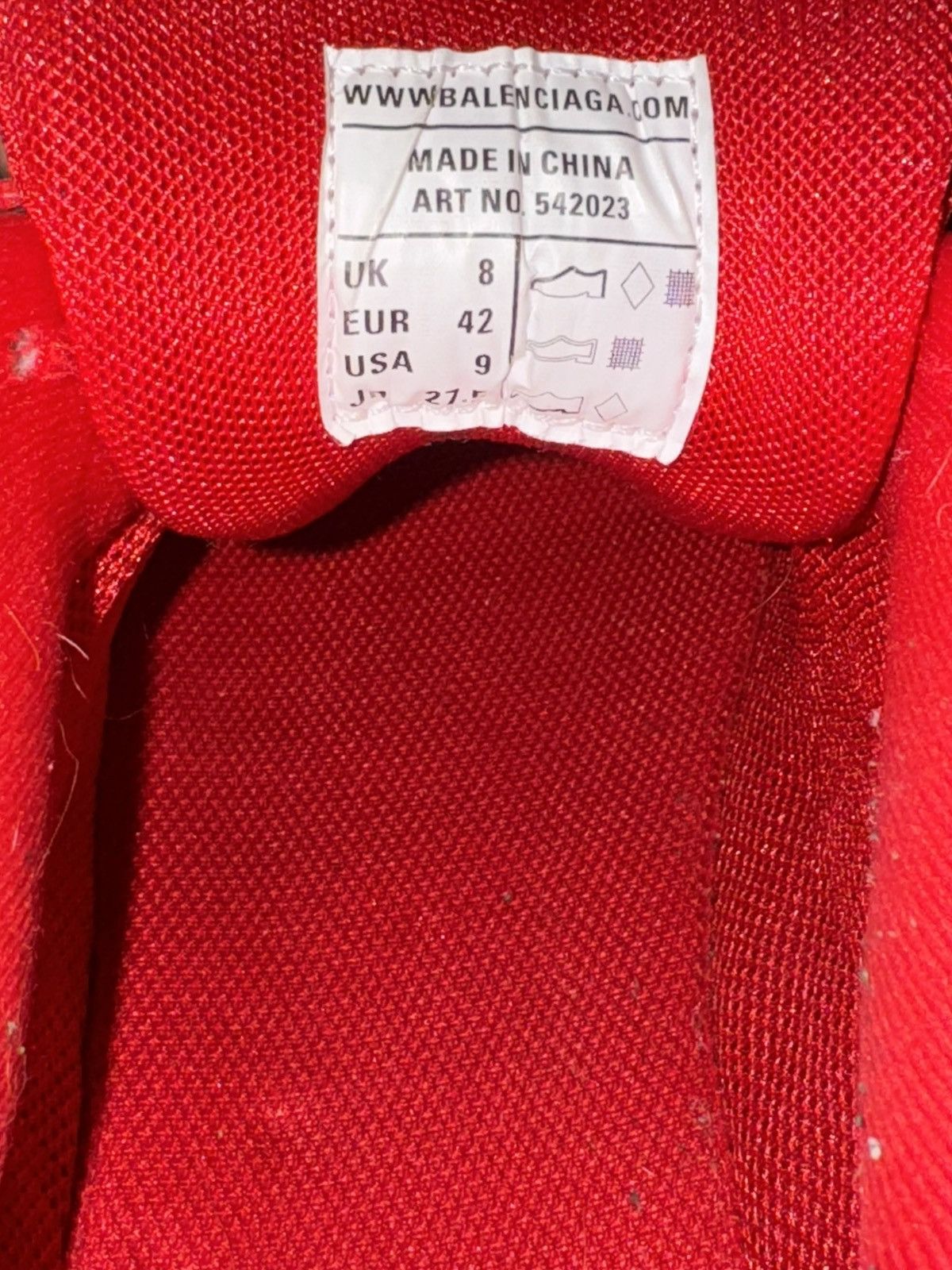 Balenciaga Balenciaga Track , red Size US 9 / EU 42 - 8 Thumbnail